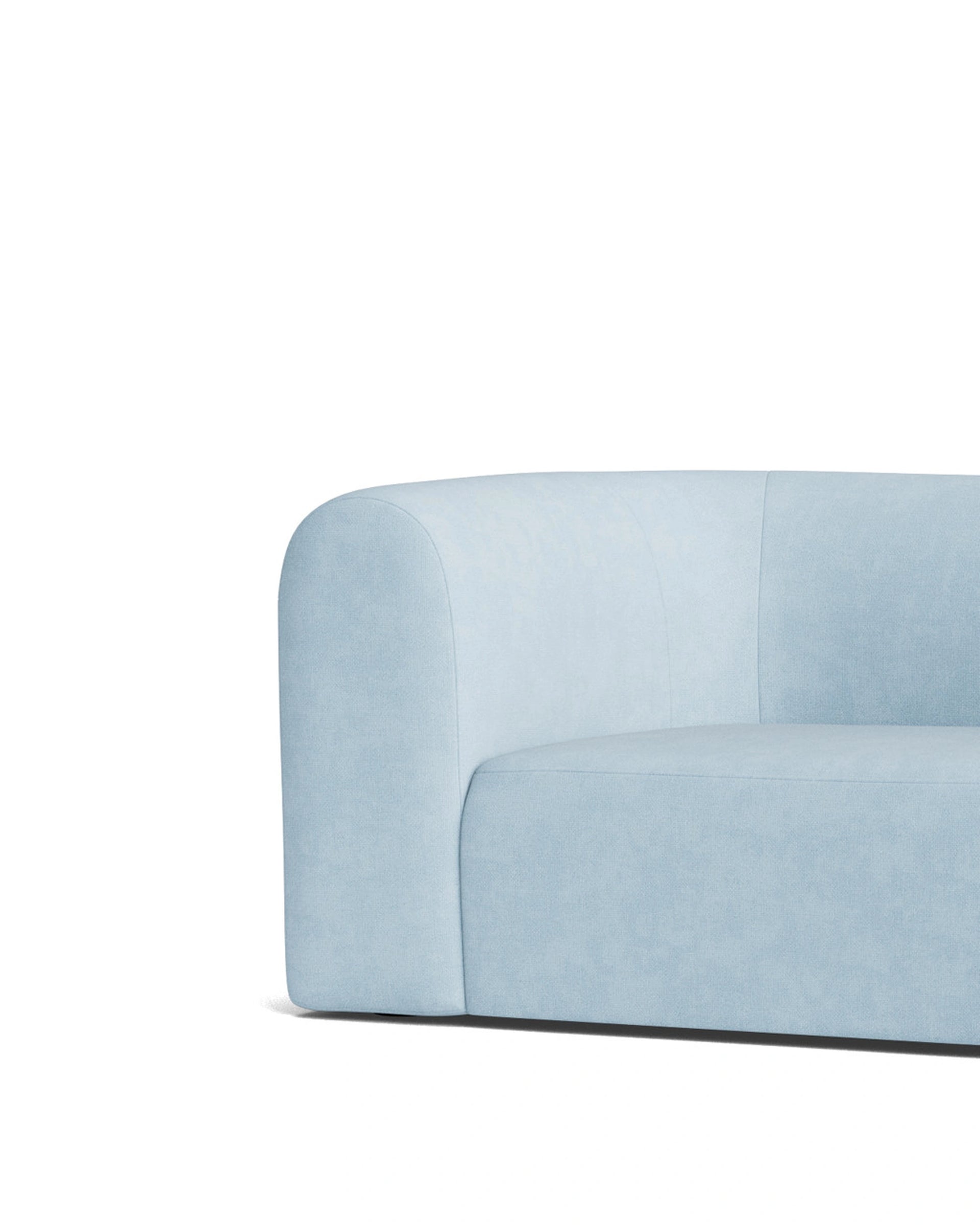 Berg 4 Seater RHF Chaise Sofa - Fossil Powder Blue
