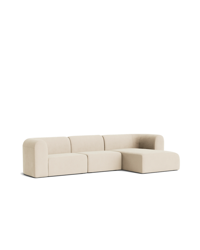 Berg 4 Seater RHF Chaise Sofa - Corduroy Mist