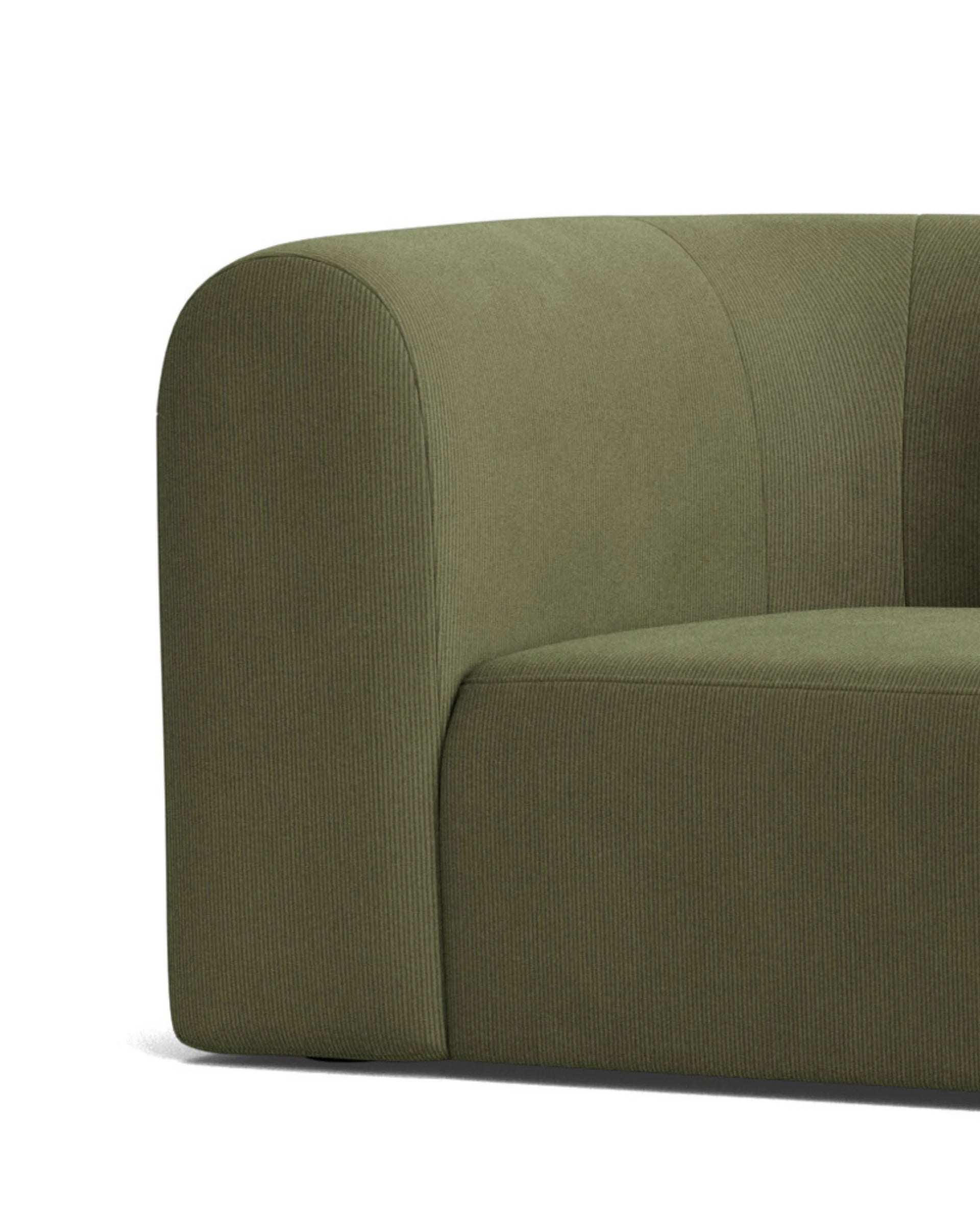 Berg 4 Seater RHF Chaise Sofa - Corduroy Forest