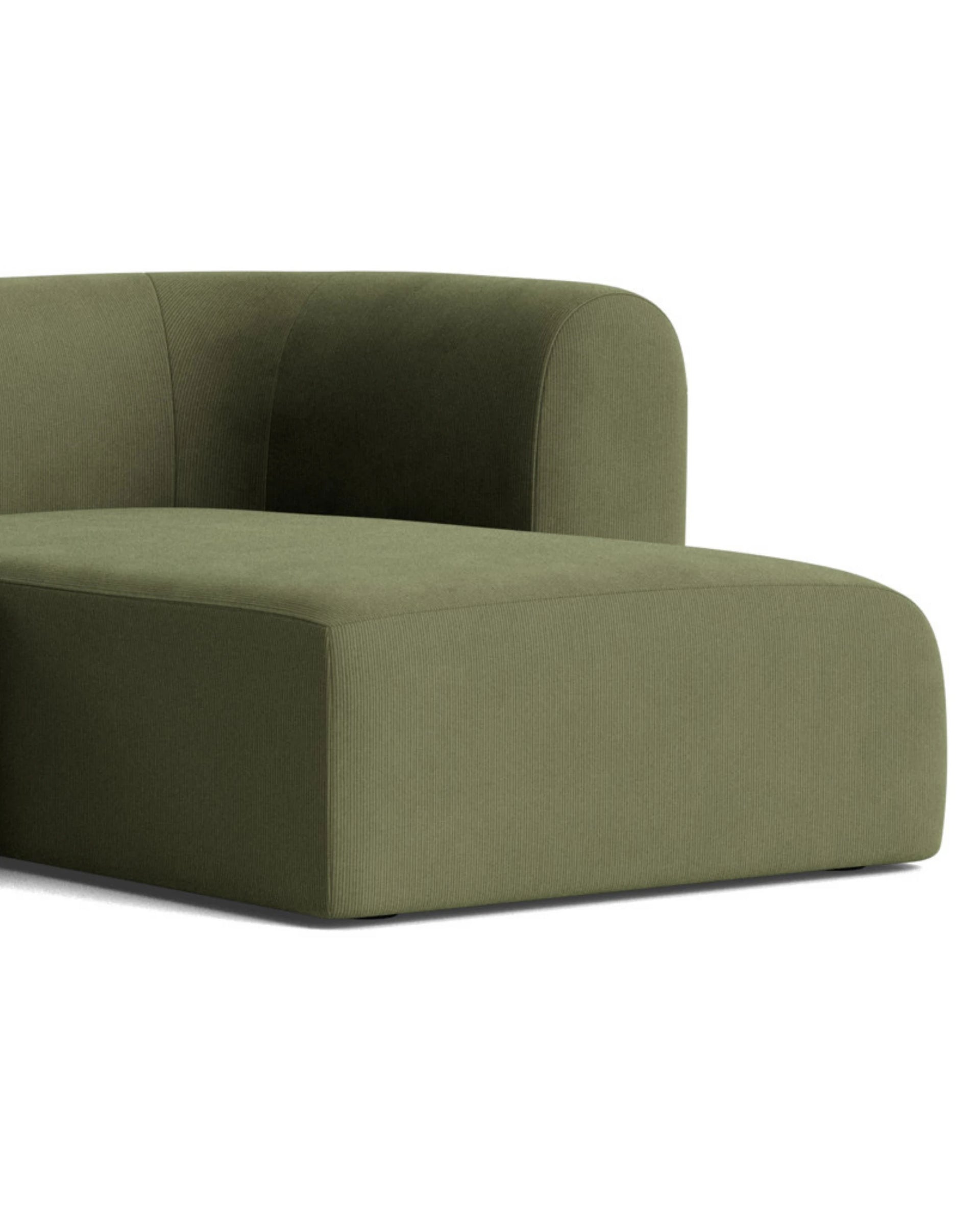 Berg 4 Seater RHF Chaise Sofa - Corduroy Forest