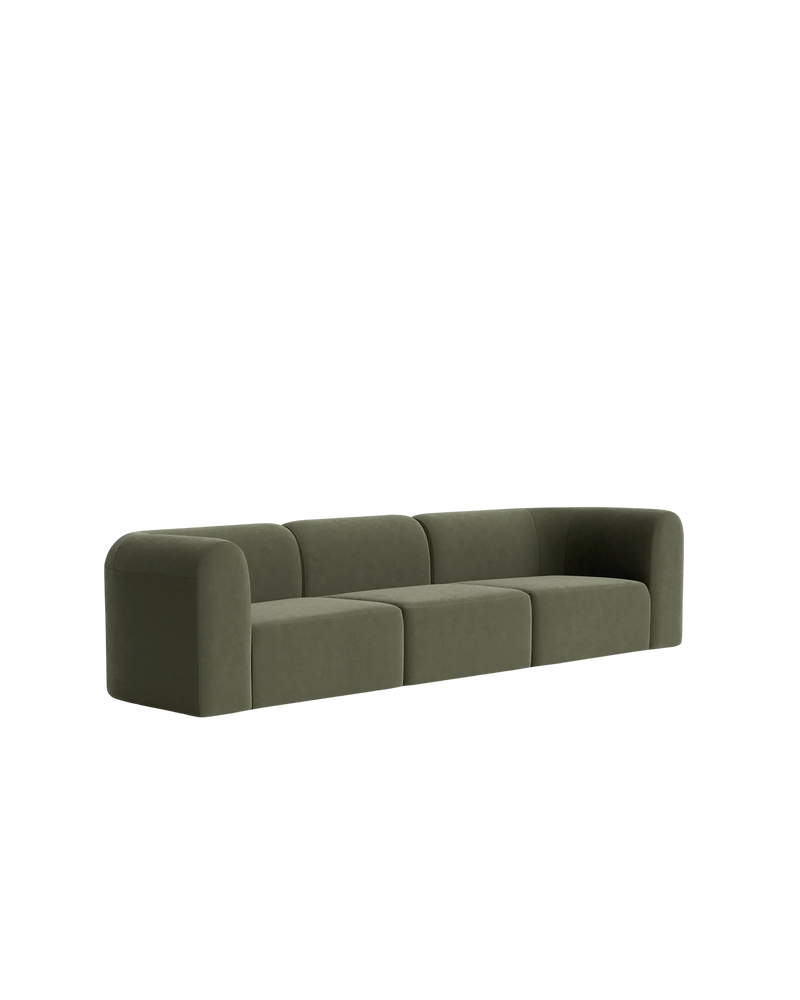 Berg 4 Seater Sofa - Eden Leaf