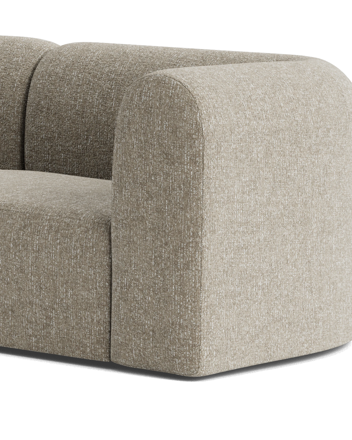 Berg 4 Seater Sofa - Fleck Smoke