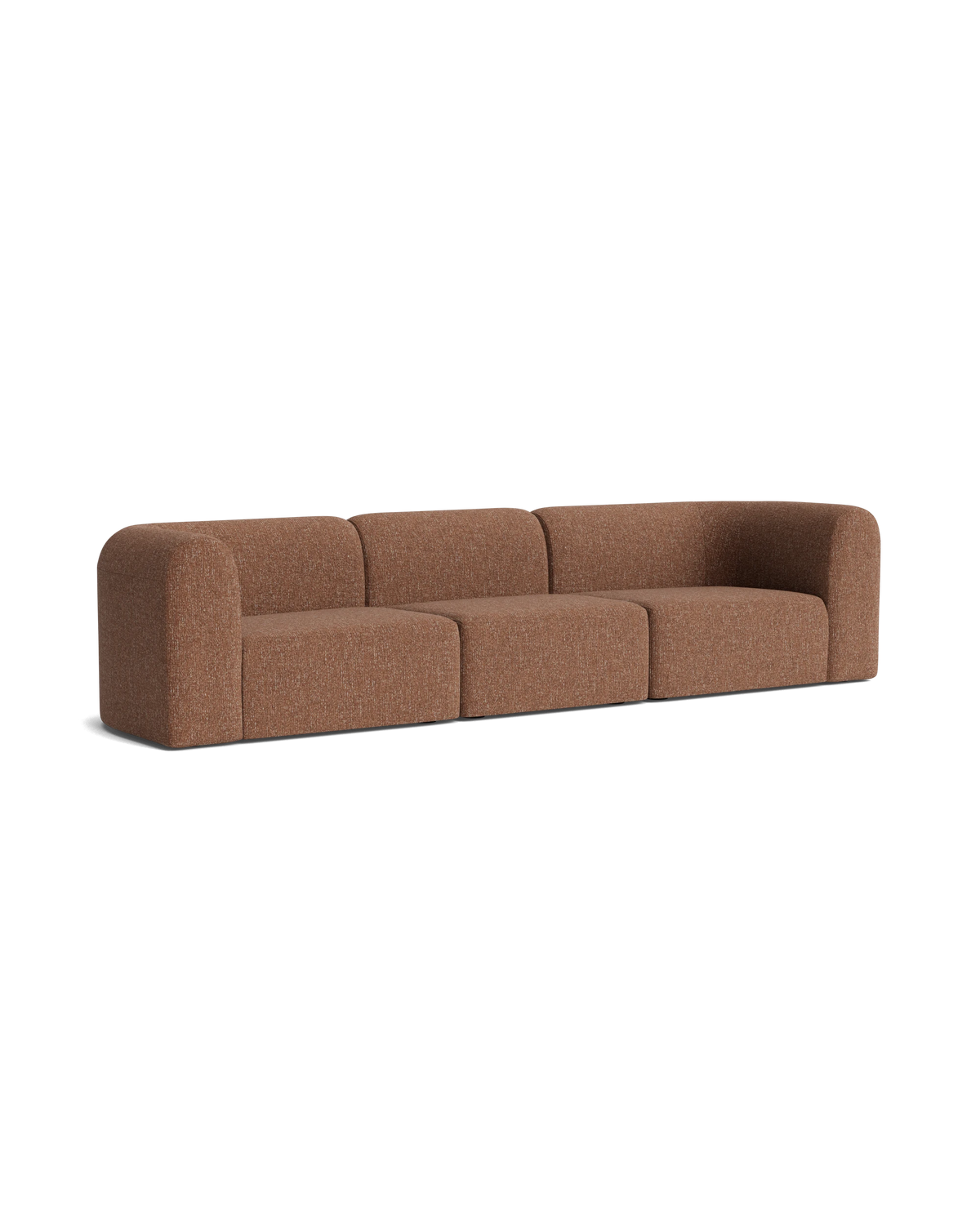 Berg 4 Seater Sofa - Fleck Rust