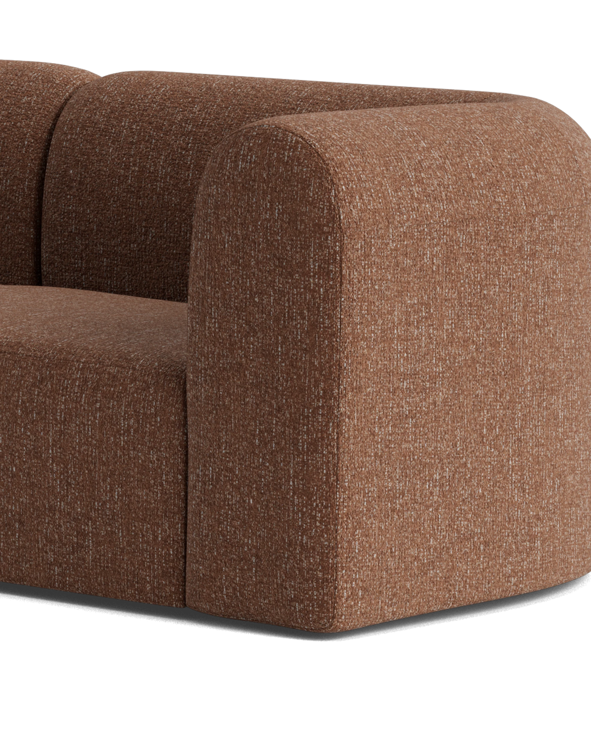 Berg 4 Seater Sofa - Fleck Rust