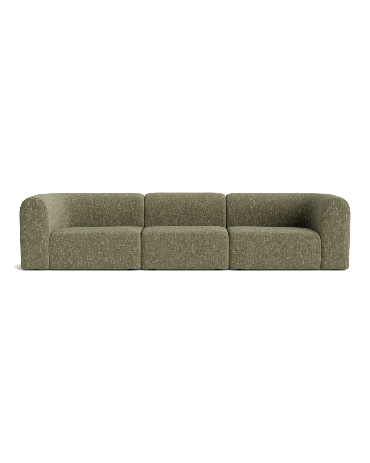 Berg 4 Seater Sofa - Fleck Olive