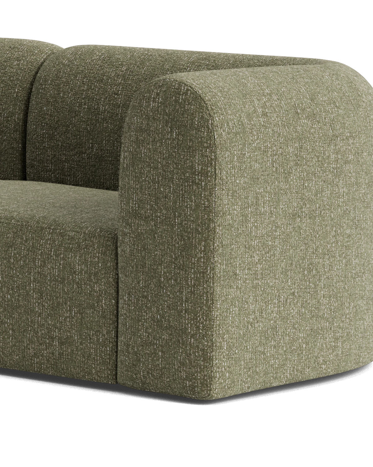Berg 4 Seater Sofa - Fleck Olive