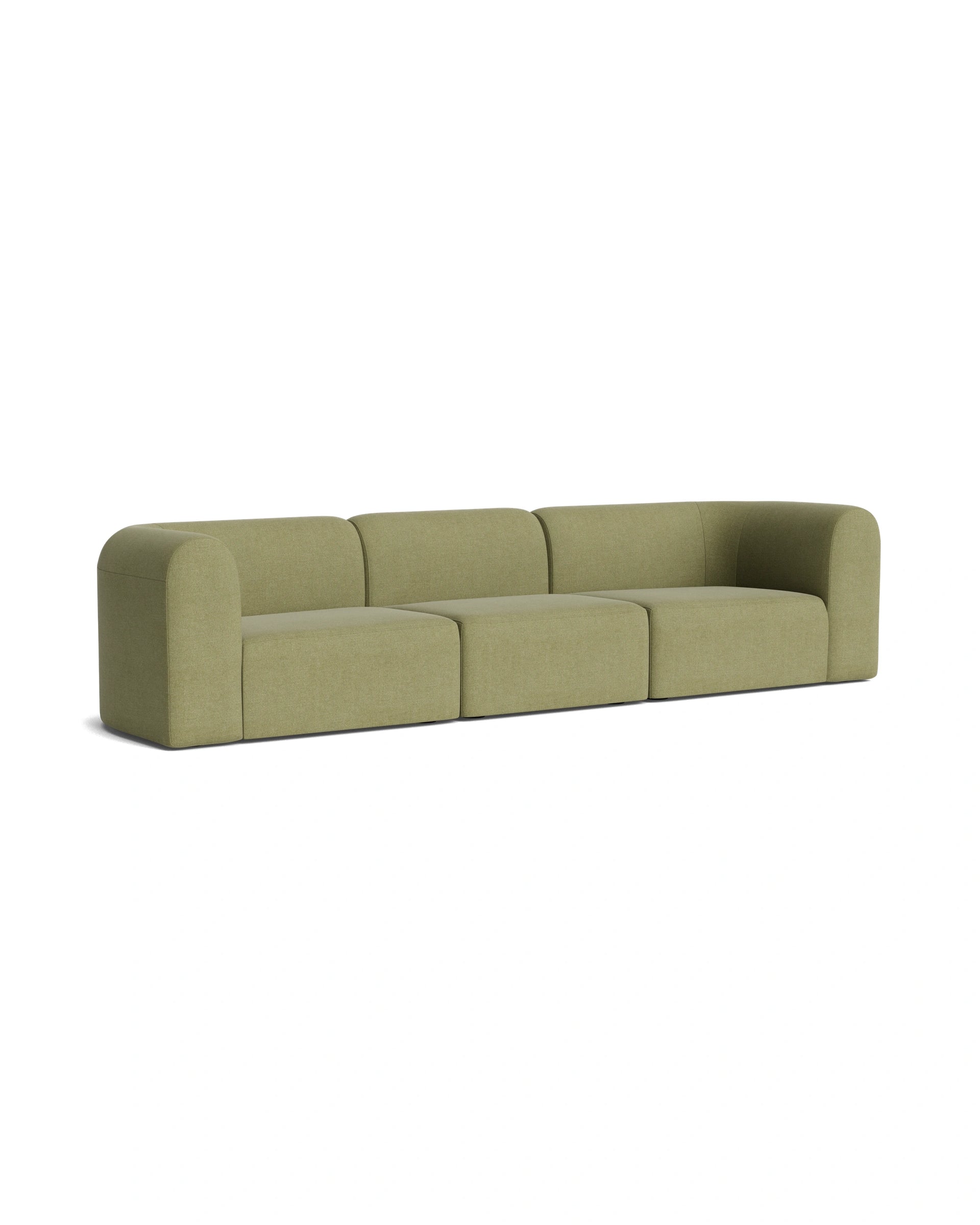 Berg 4 Seater Sofa - Fossil Eucalyptus