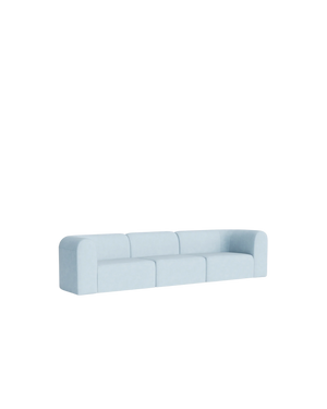 Berg 4 Seater Sofa - Fossil Powder Blue