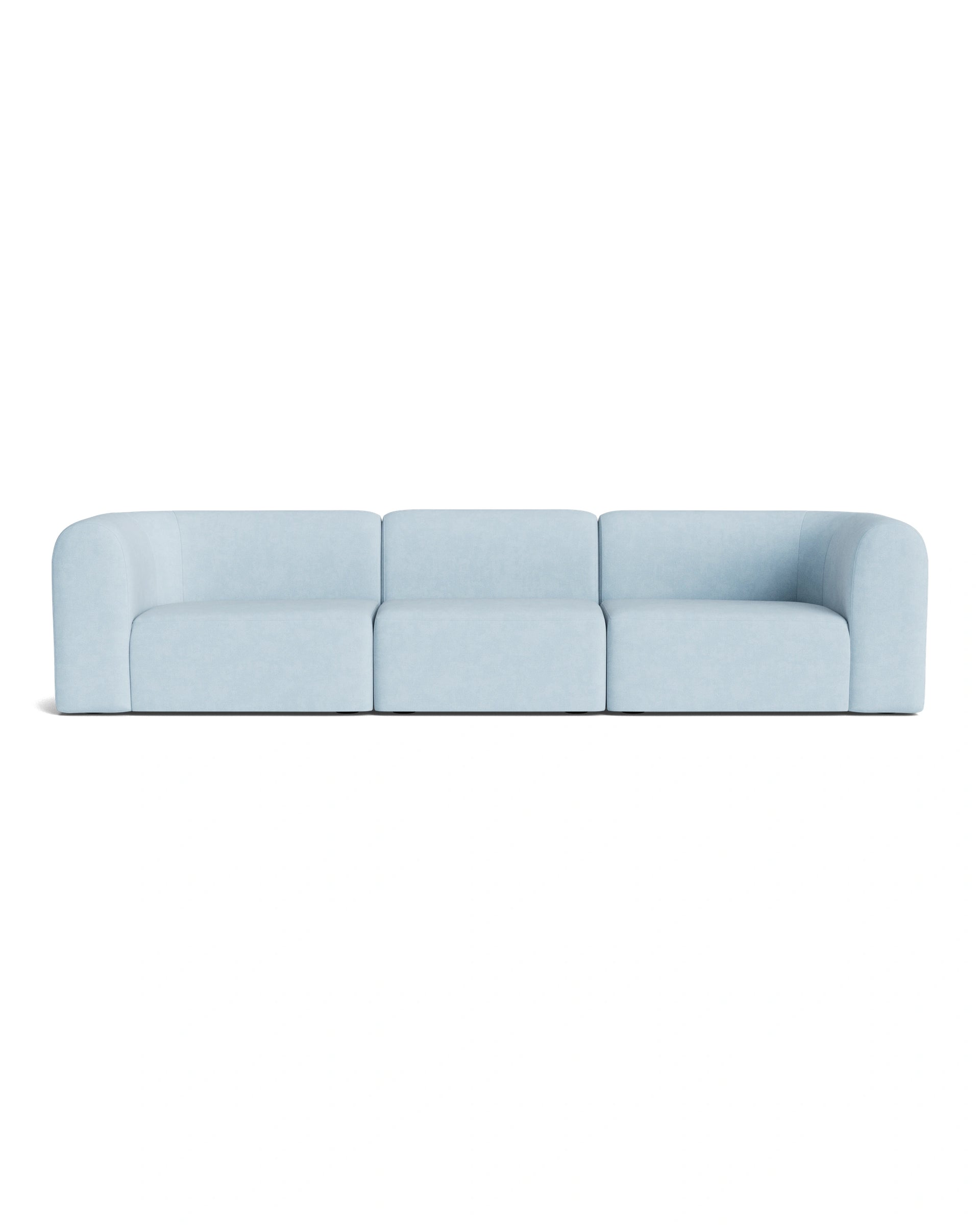 Berg 4 Seater Sofa - Fossil Powder Blue
