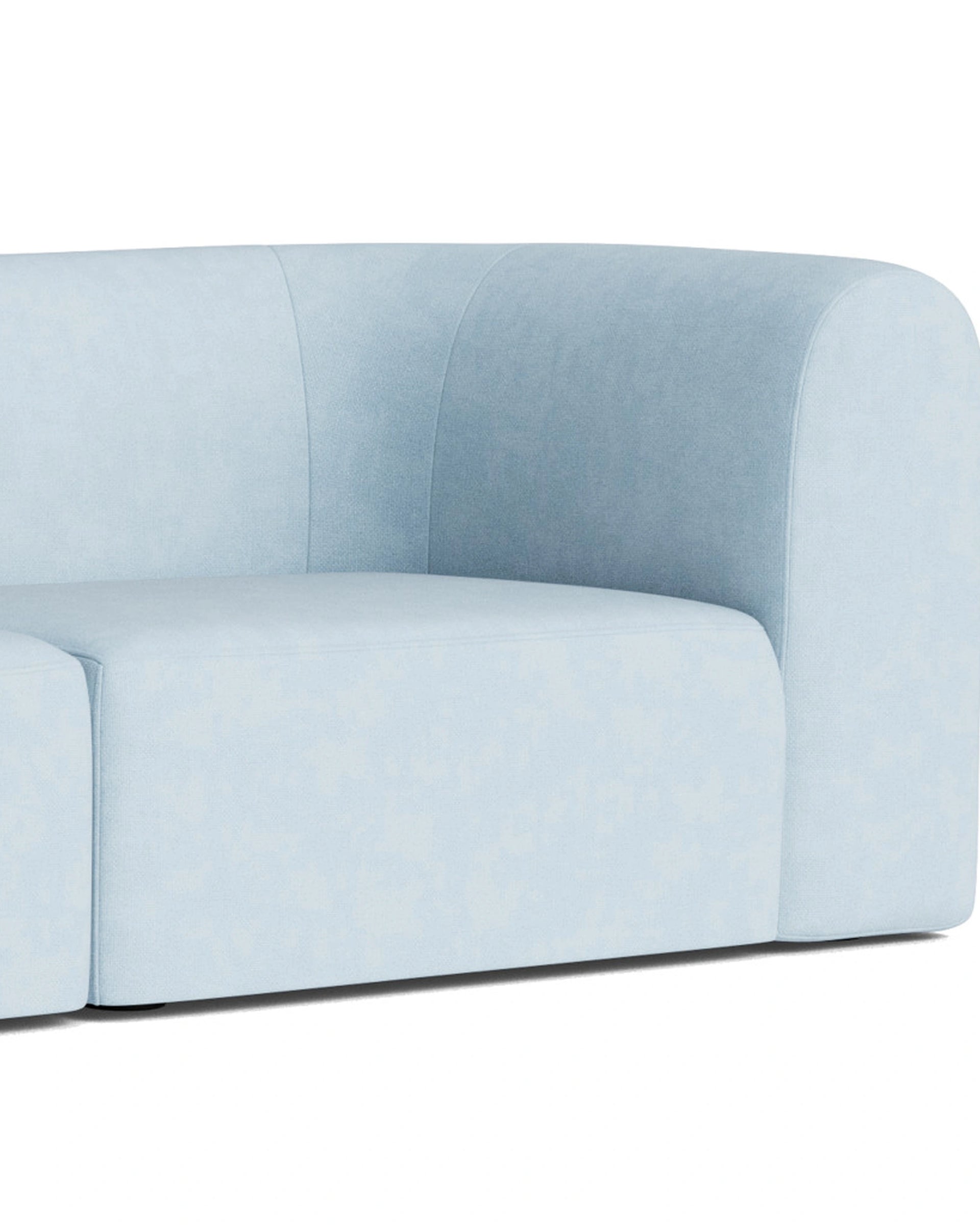 Berg 4 Seater Sofa - Fossil Powder Blue