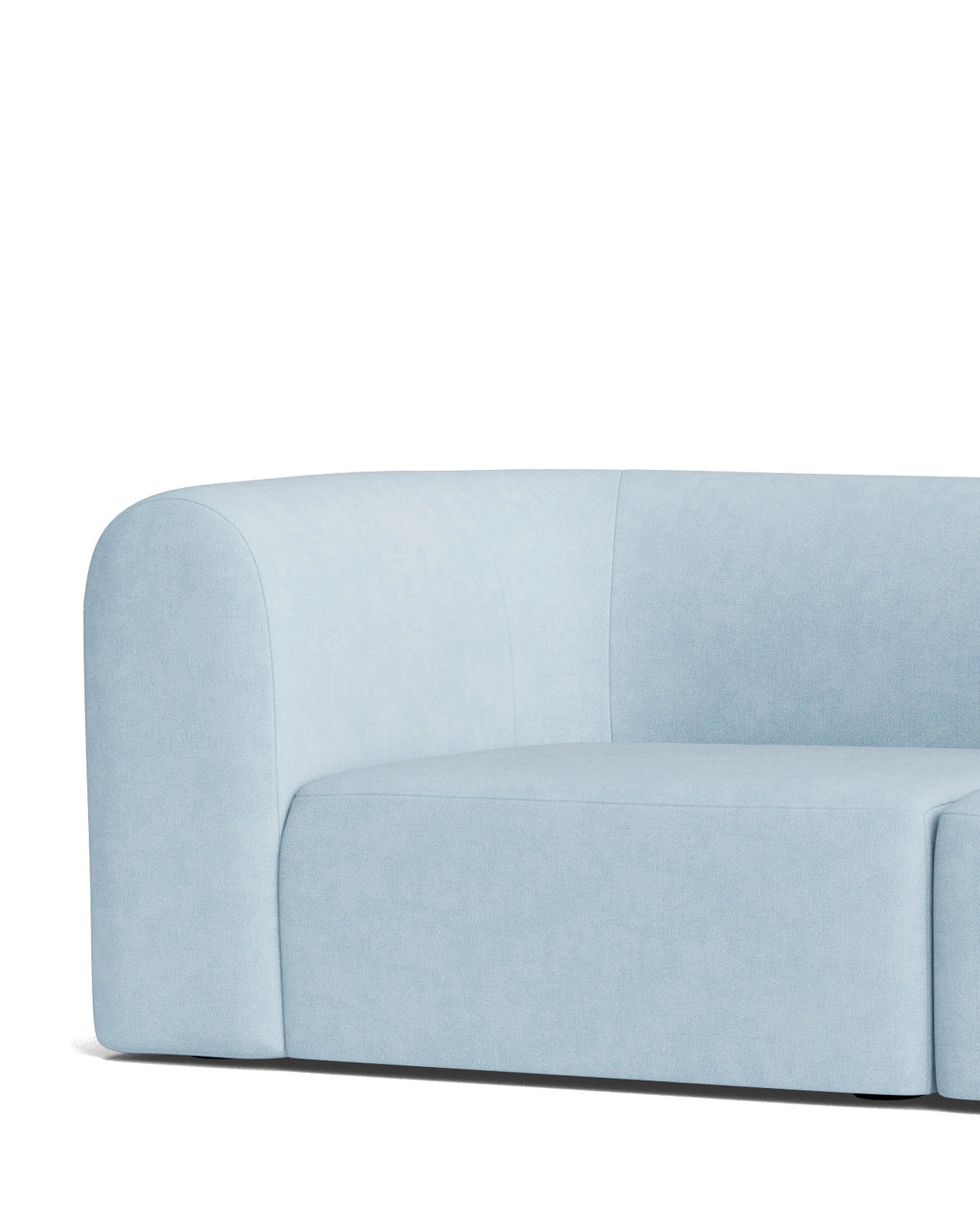 Berg 4 Seater Sofa - Fossil Powder Blue