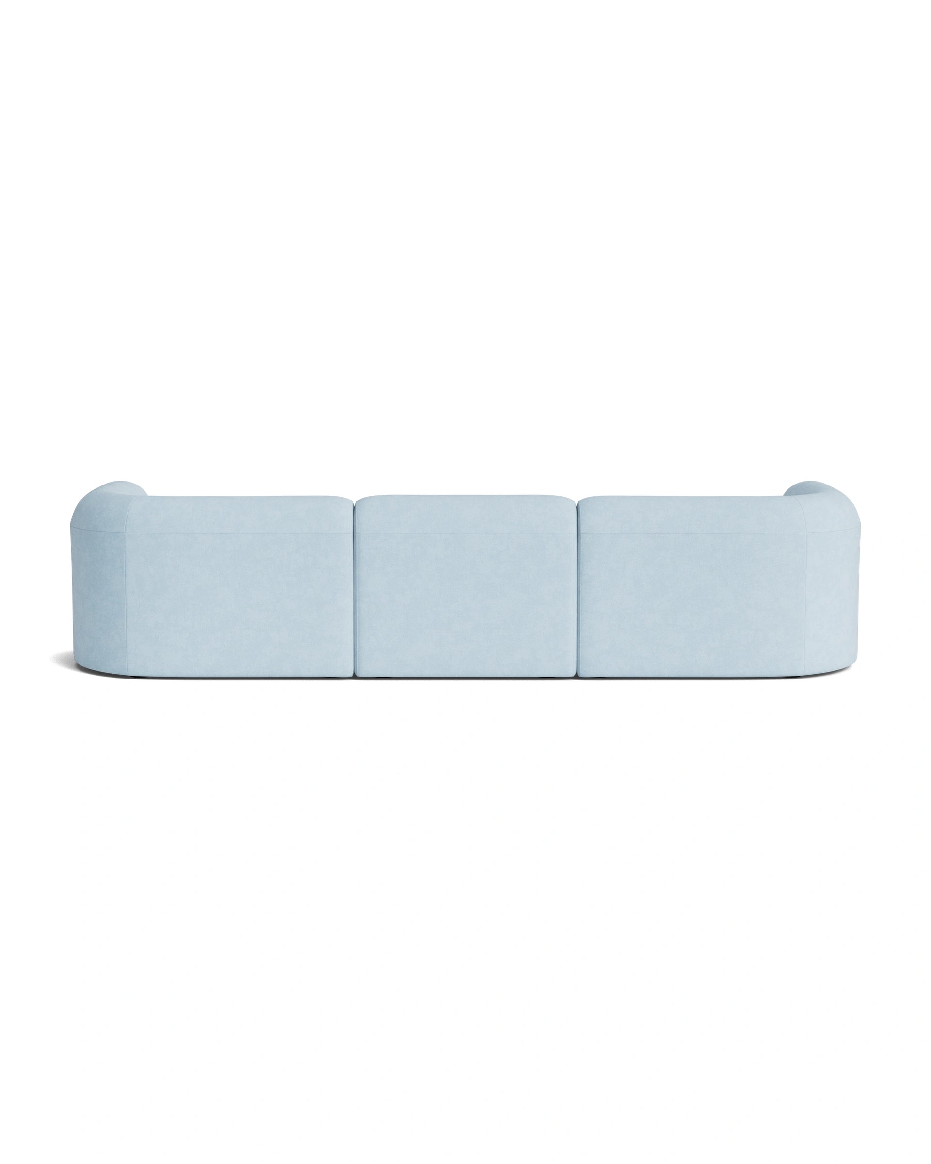 Berg 4 Seater Sofa - Fossil Powder Blue
