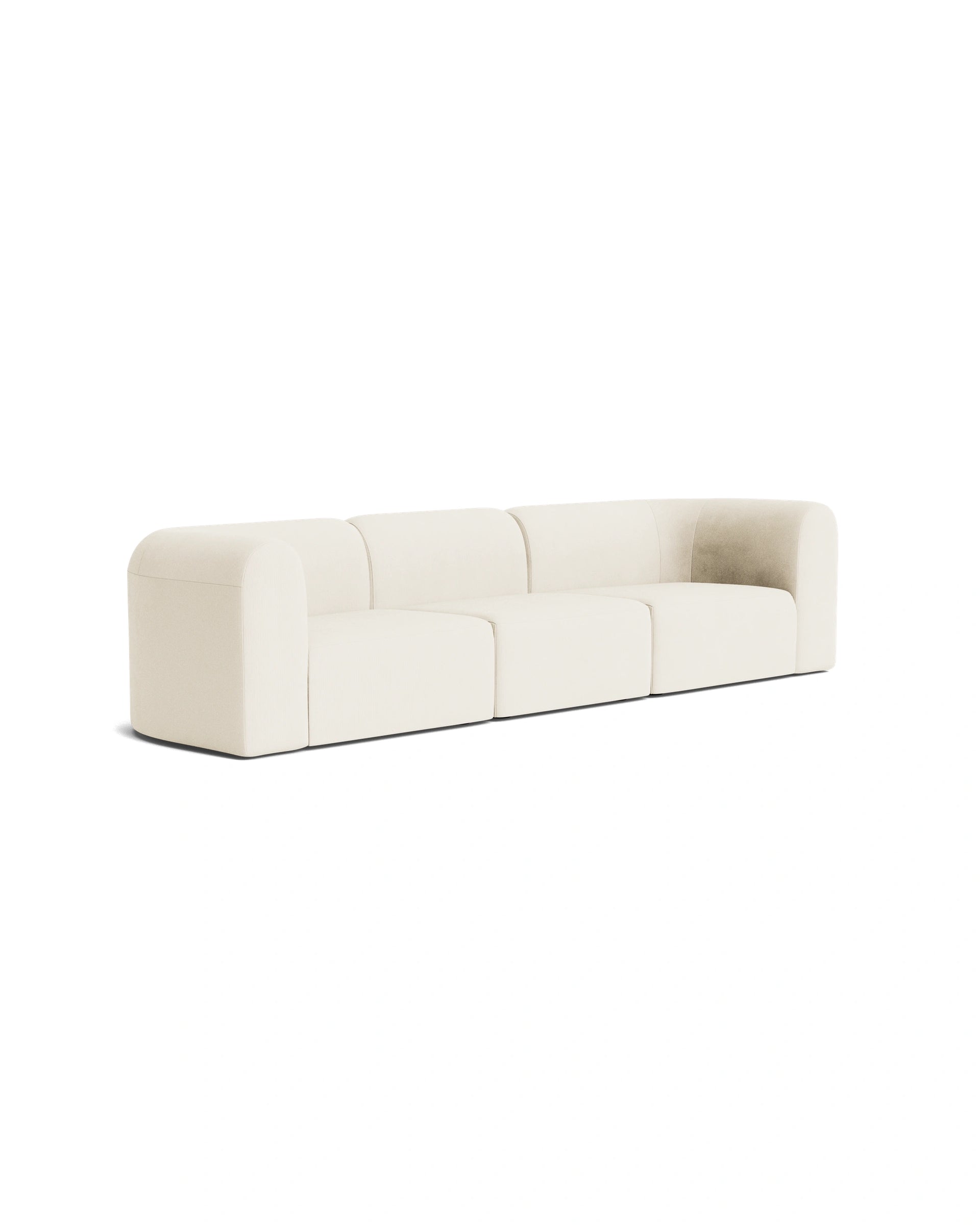 Berg 4 Seater Sofa - Corduroy Off White