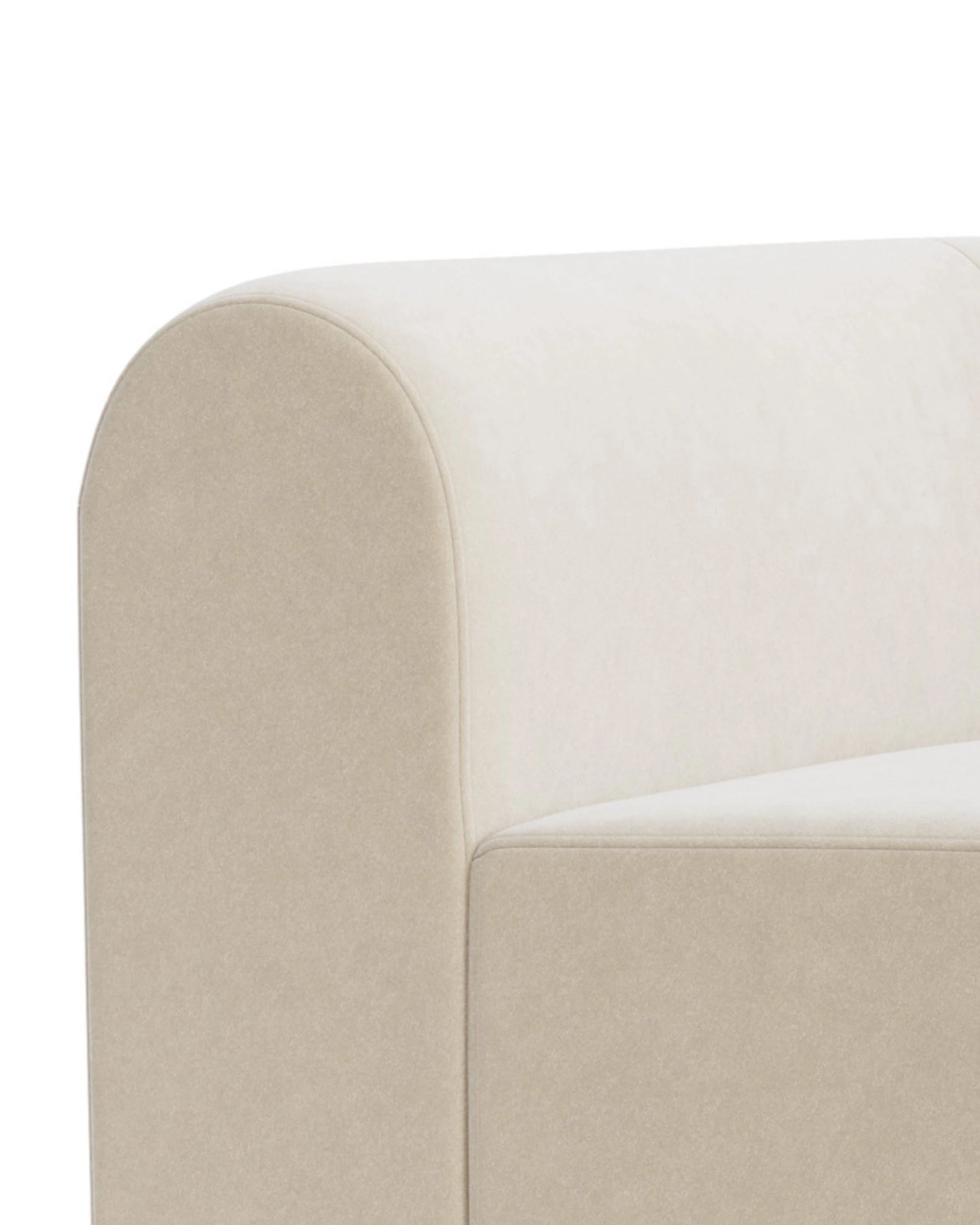 Berg Right Chaise Module - Eden Ecru