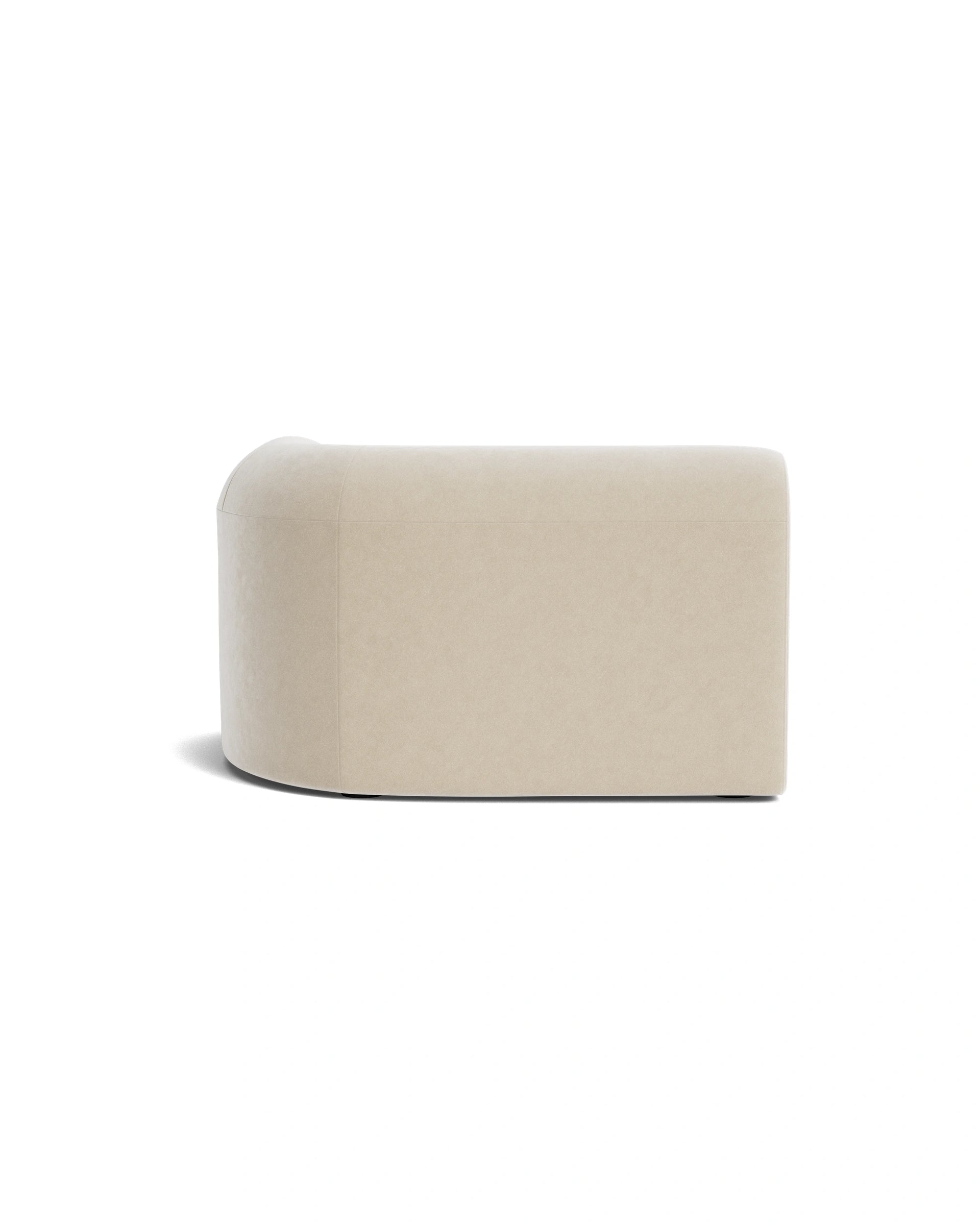 Berg Right Chaise Module - Eden Ecru