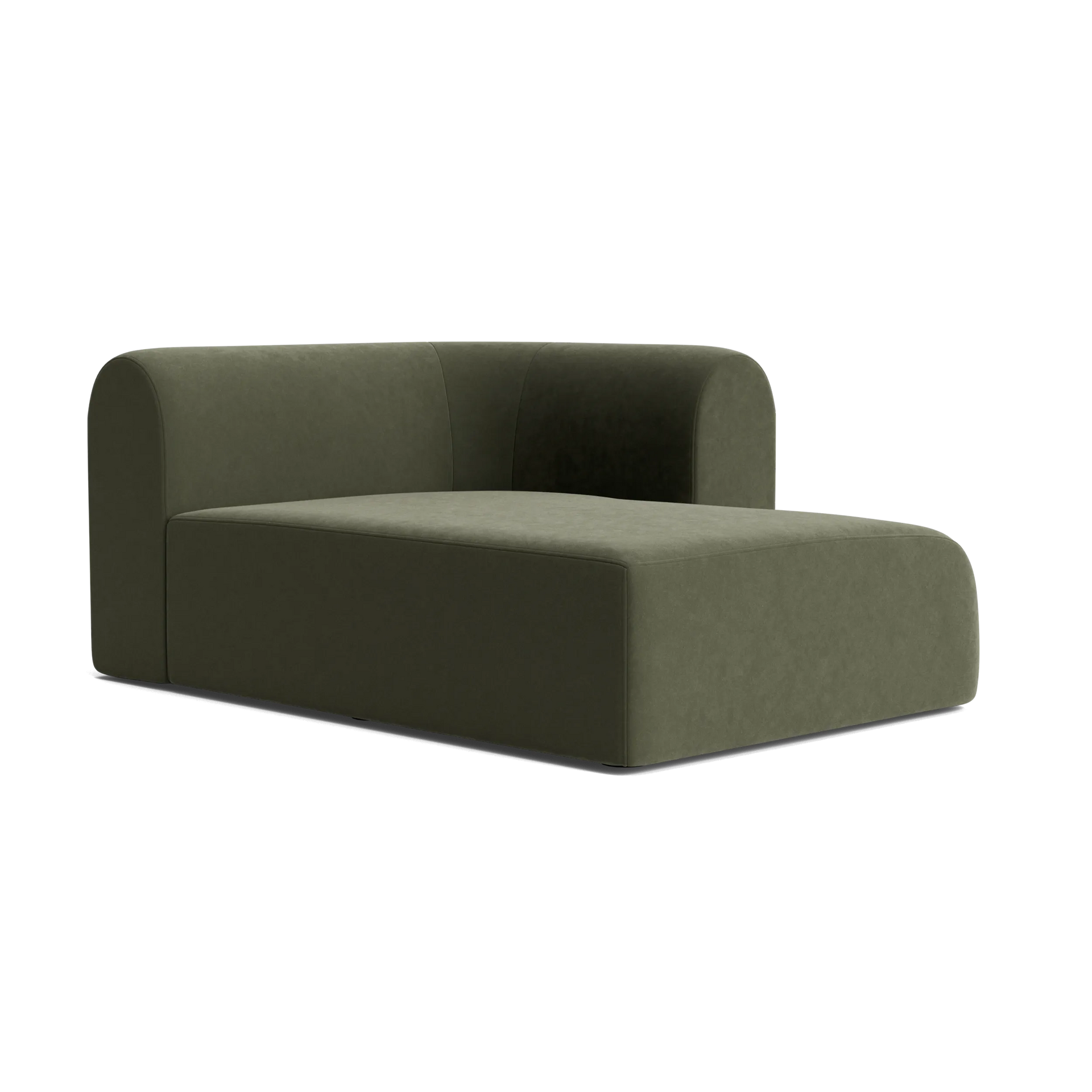 Berg Right Chaise Module - Eden Leaf
