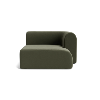 Berg Right Chaise Module - Eden Leaf