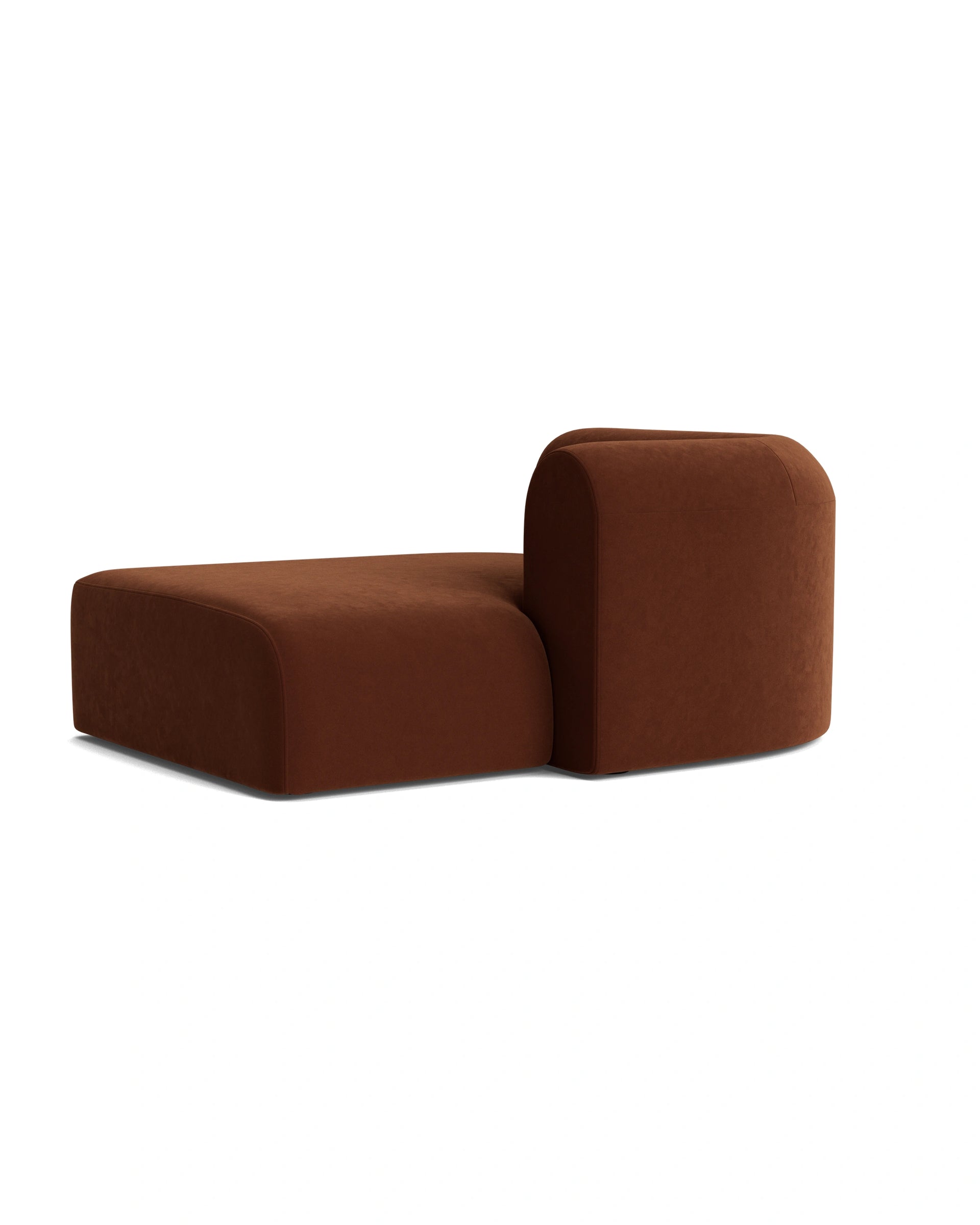 Berg Right Chaise Module - Eden Brick