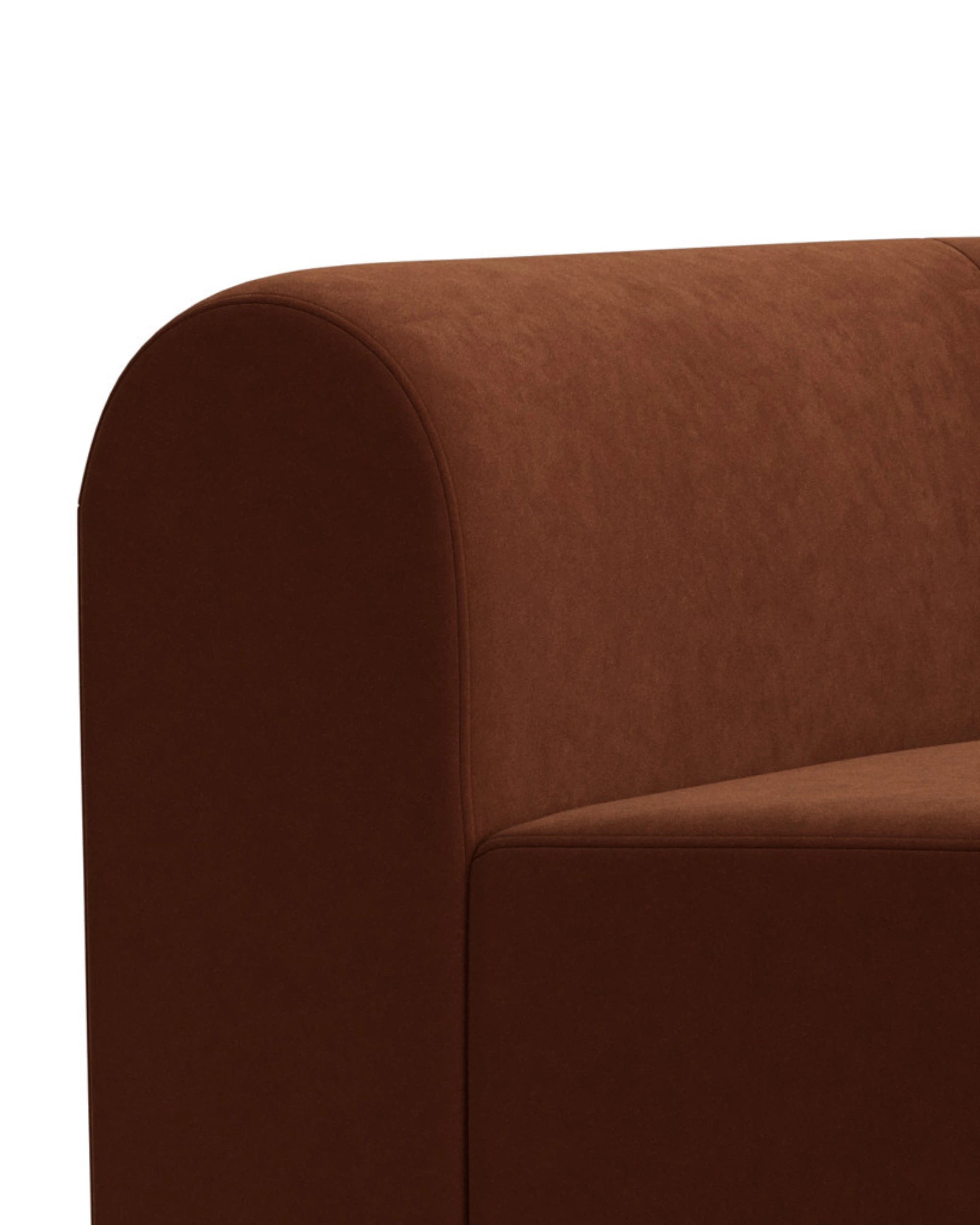 Berg Right Chaise Module - Eden Brick
