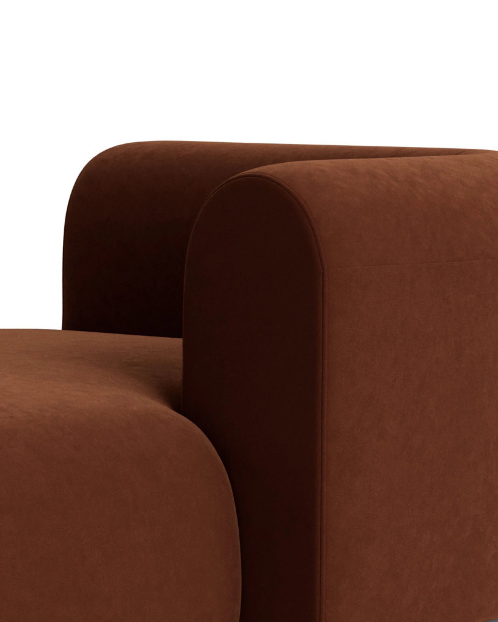 Berg Right Chaise Module - Eden Brick
