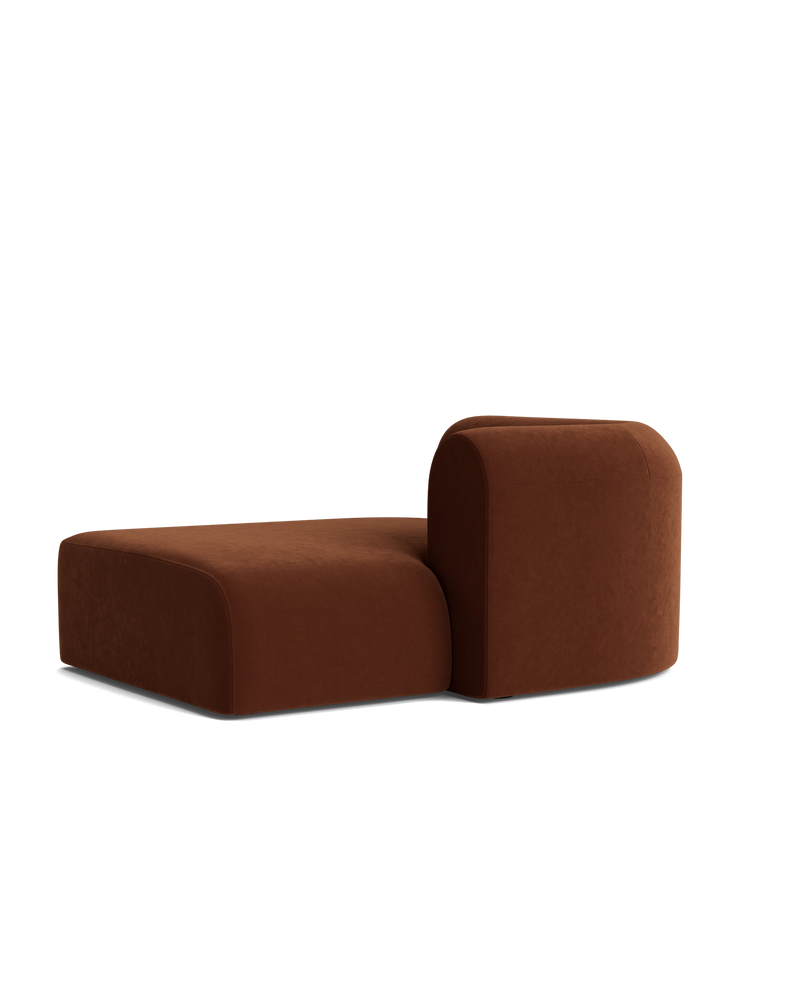 Berg Right Chaise Module - Eden Brick