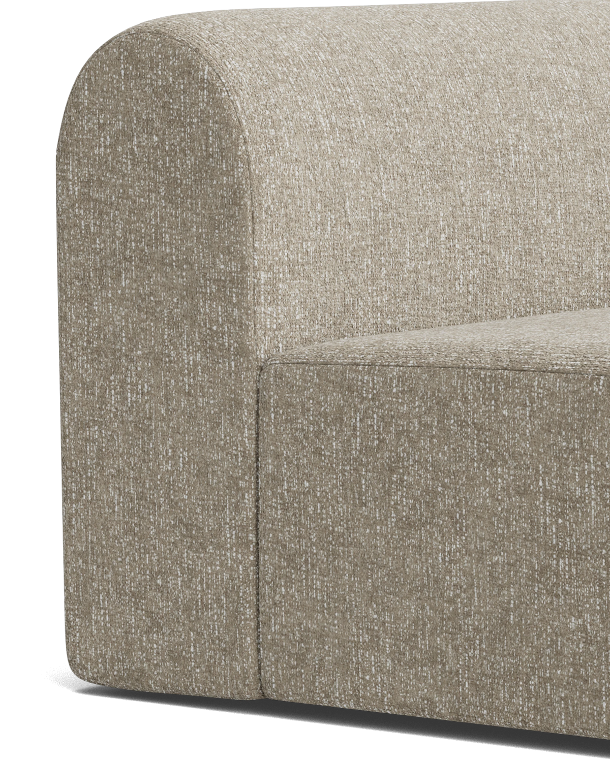 Berg Right Chaise Module - Fleck Smoke