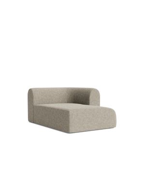 Berg Right Chaise Module - Fleck Smoke