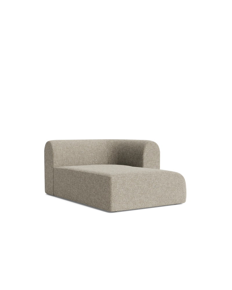 Berg Right Chaise Module - Fleck Smoke