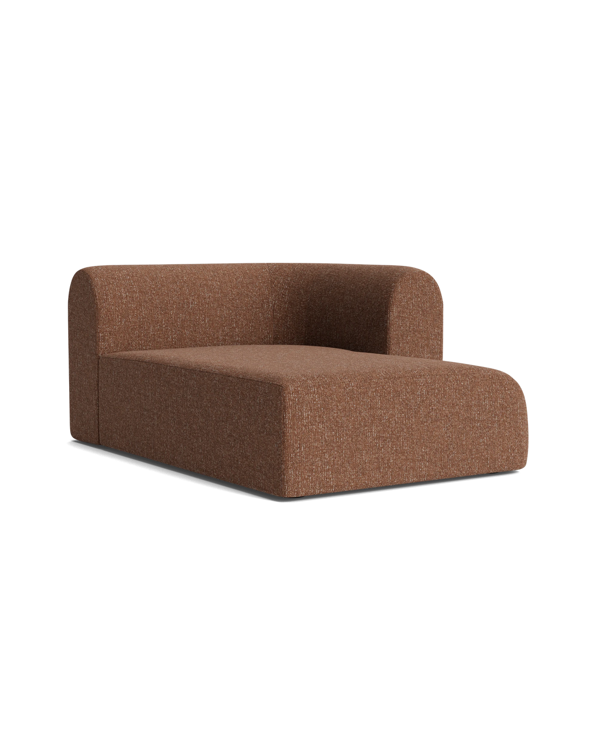 Berg Right Chaise Module - Fleck Rust
