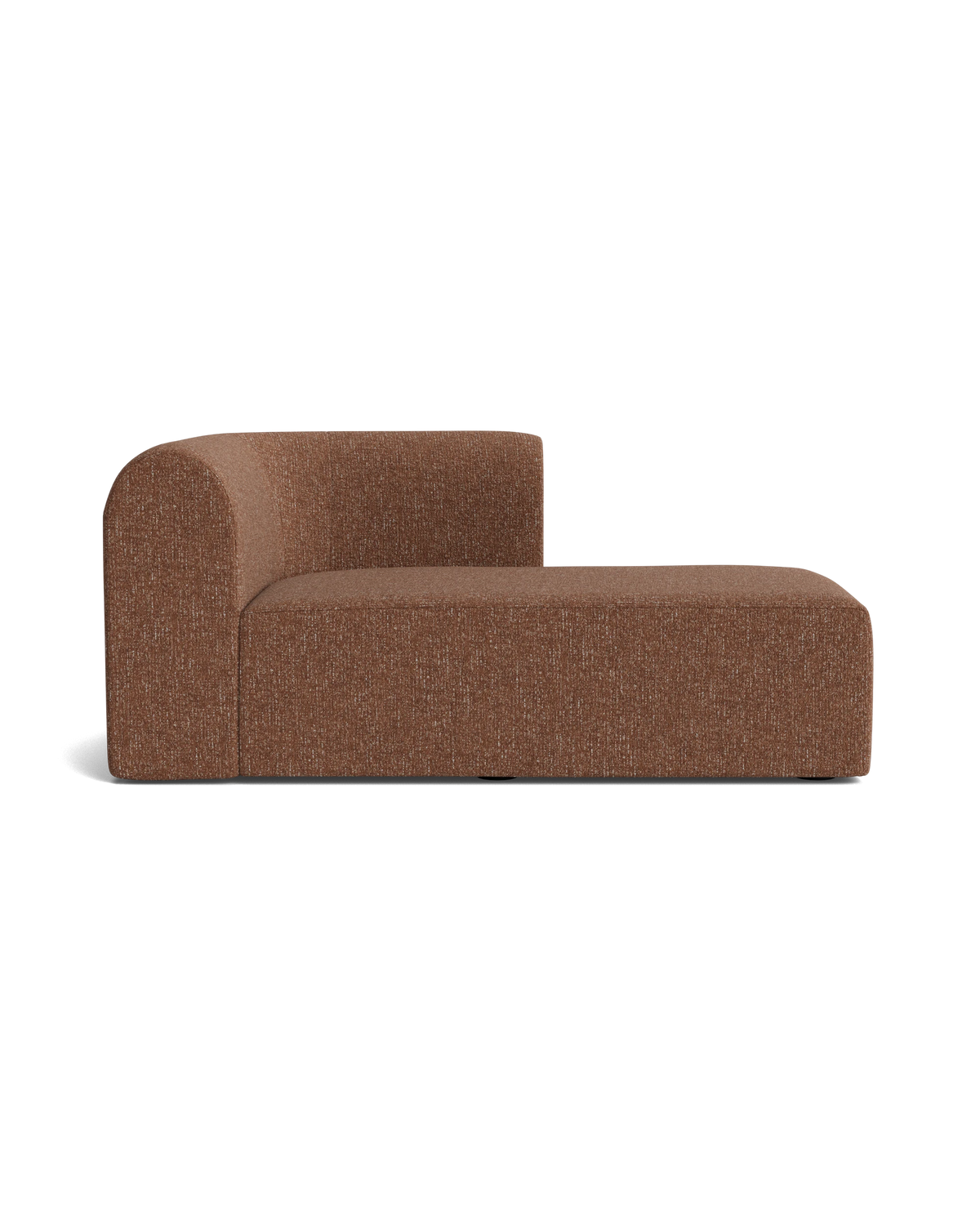 Berg Right Chaise Module - Fleck Rust