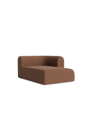Berg Right Chaise Module - Fleck Rust