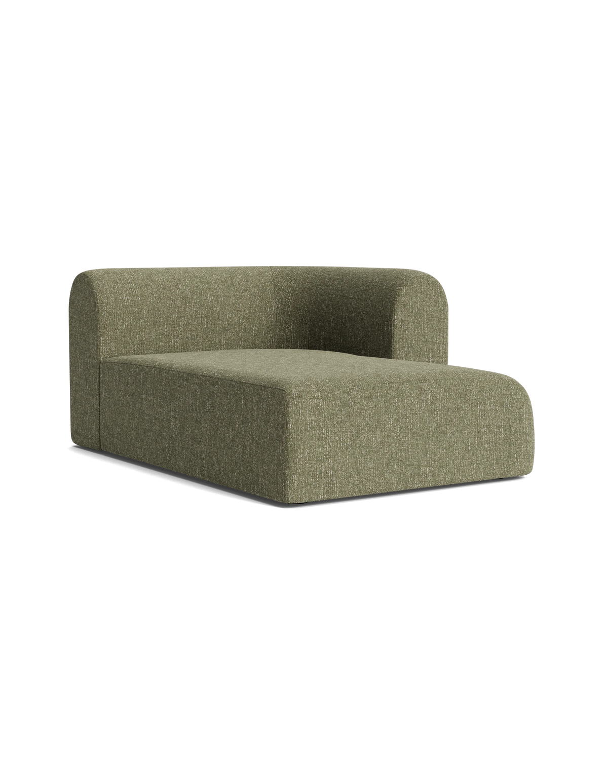 Berg Right Chaise Module - Fleck Olive