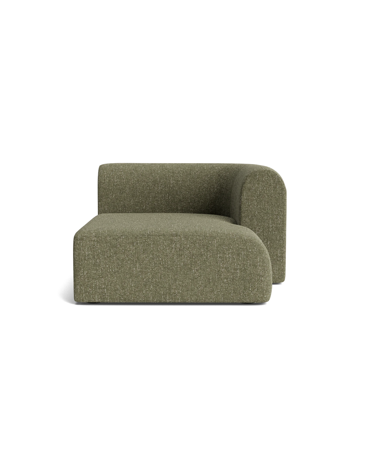Berg Right Chaise Module - Fleck Olive