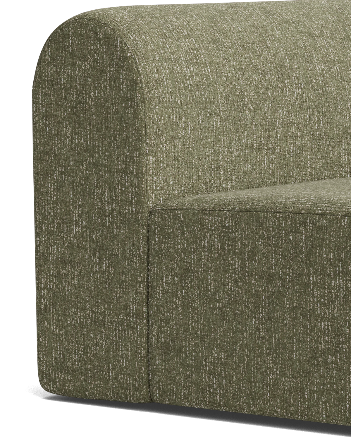 Berg Right Chaise Module - Fleck Olive