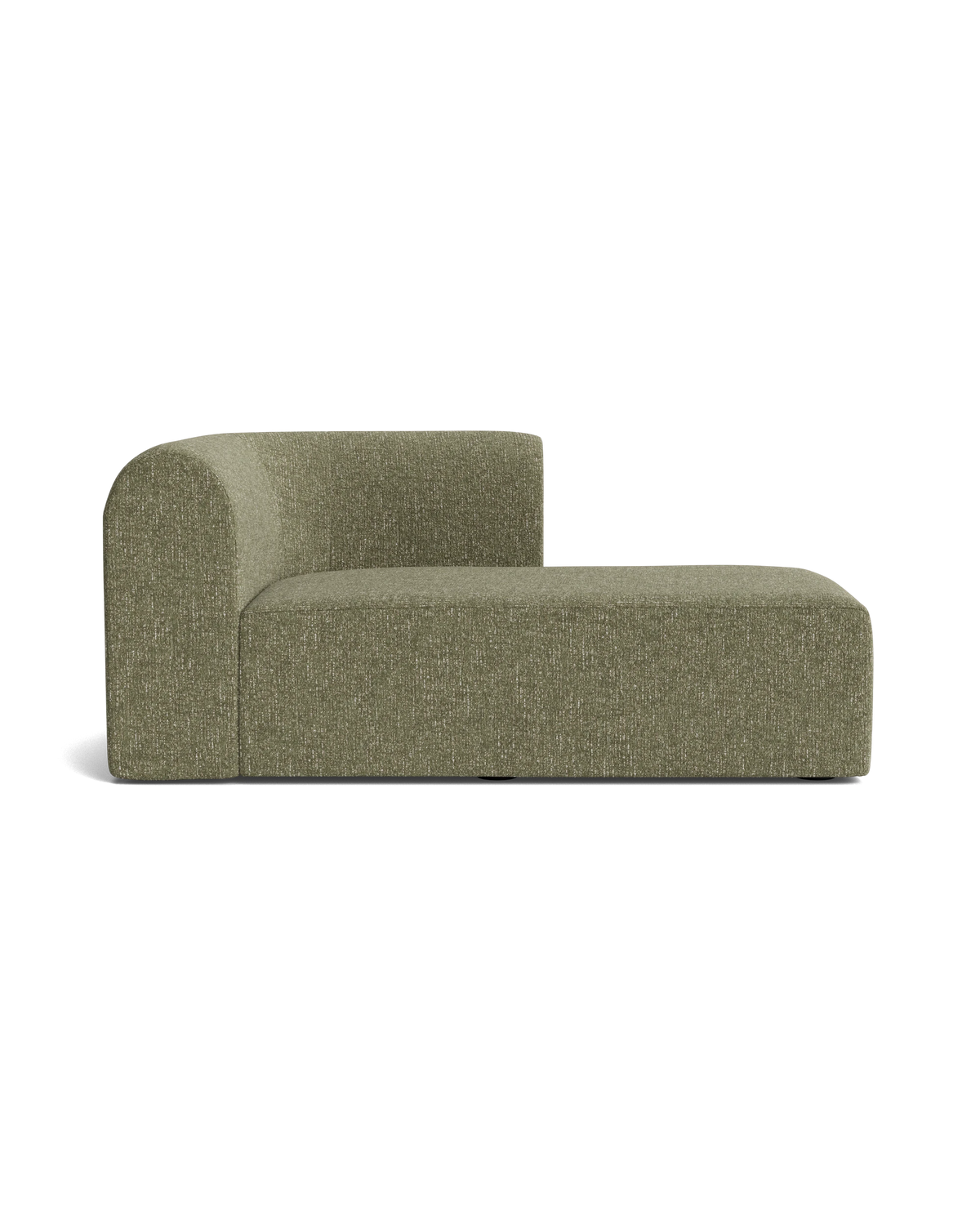 Berg Right Chaise Module - Fleck Olive