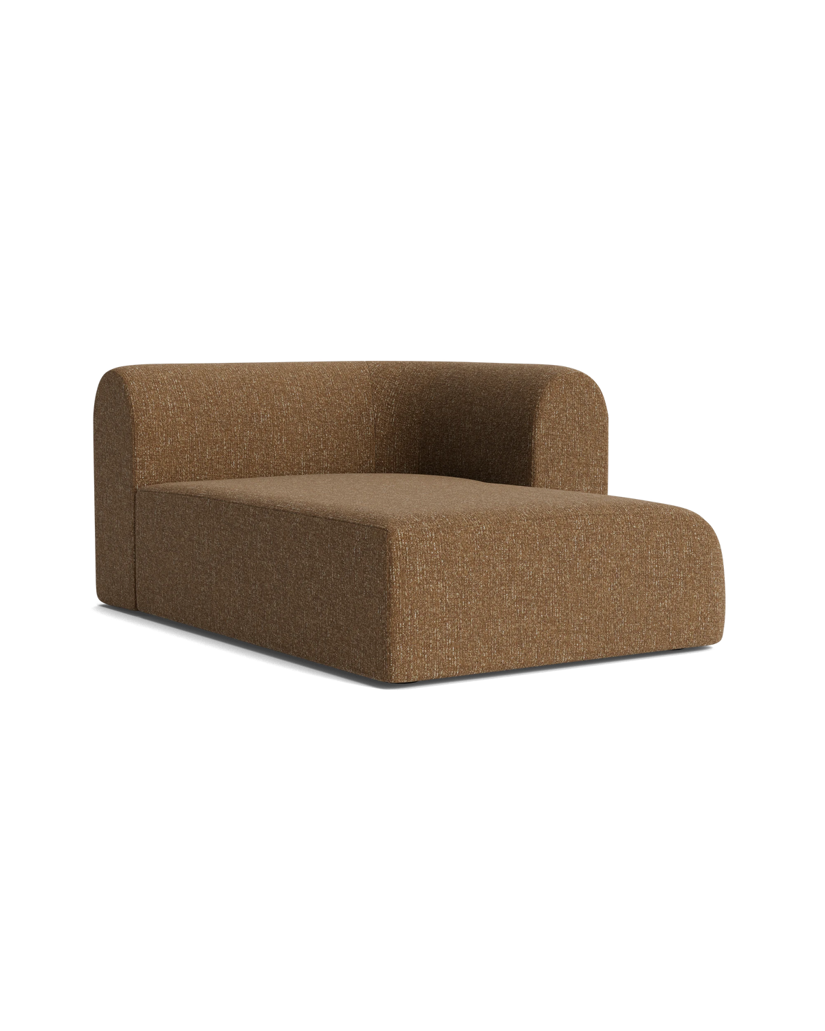 Berg Right Chaise Module - Fleck Ginger