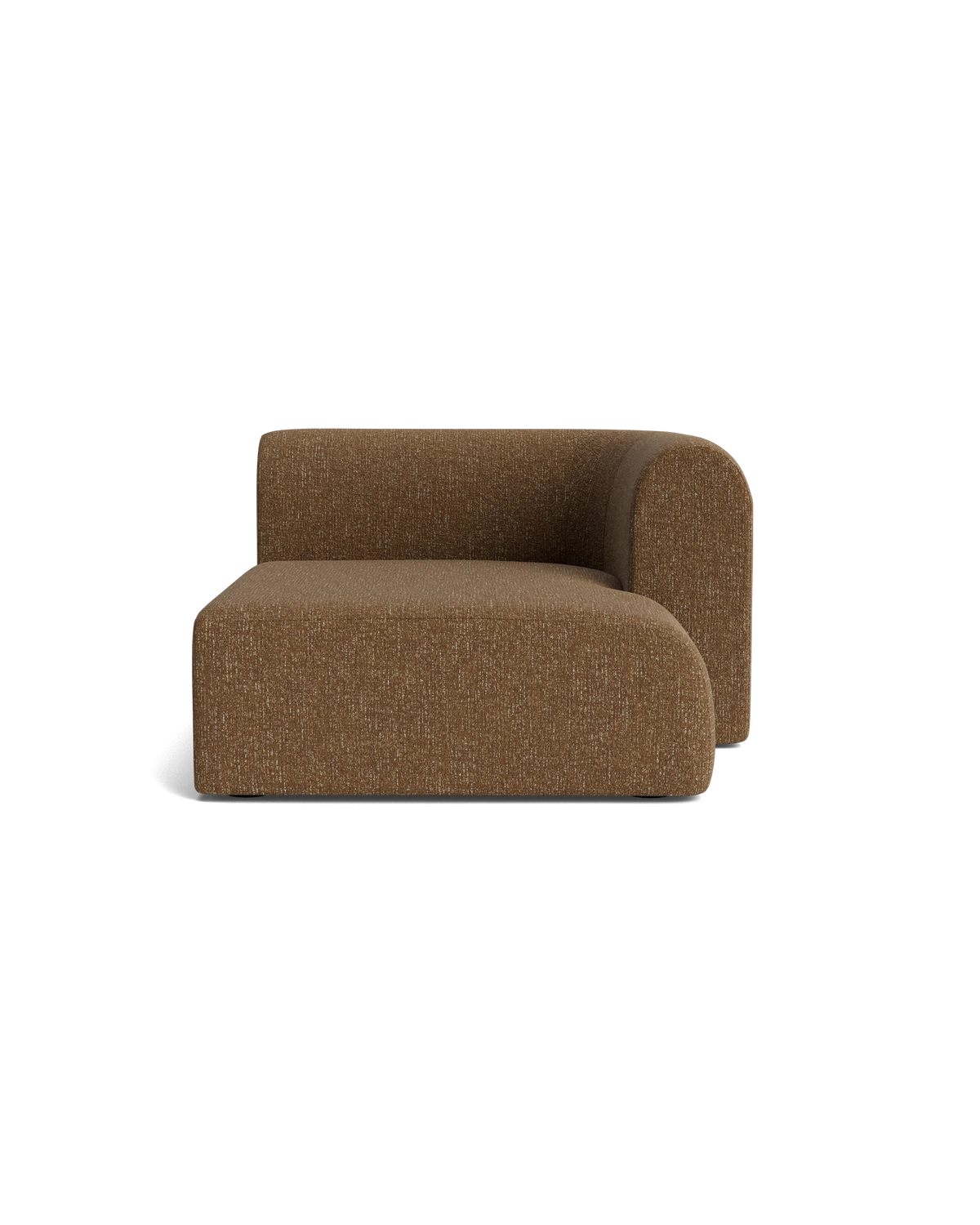 Berg Right Chaise Module - Fleck Ginger