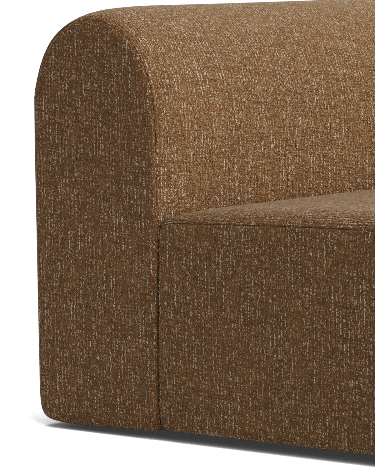 Berg Right Chaise Module - Fleck Ginger