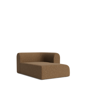 Berg Right Chaise Module - Fleck Ginger