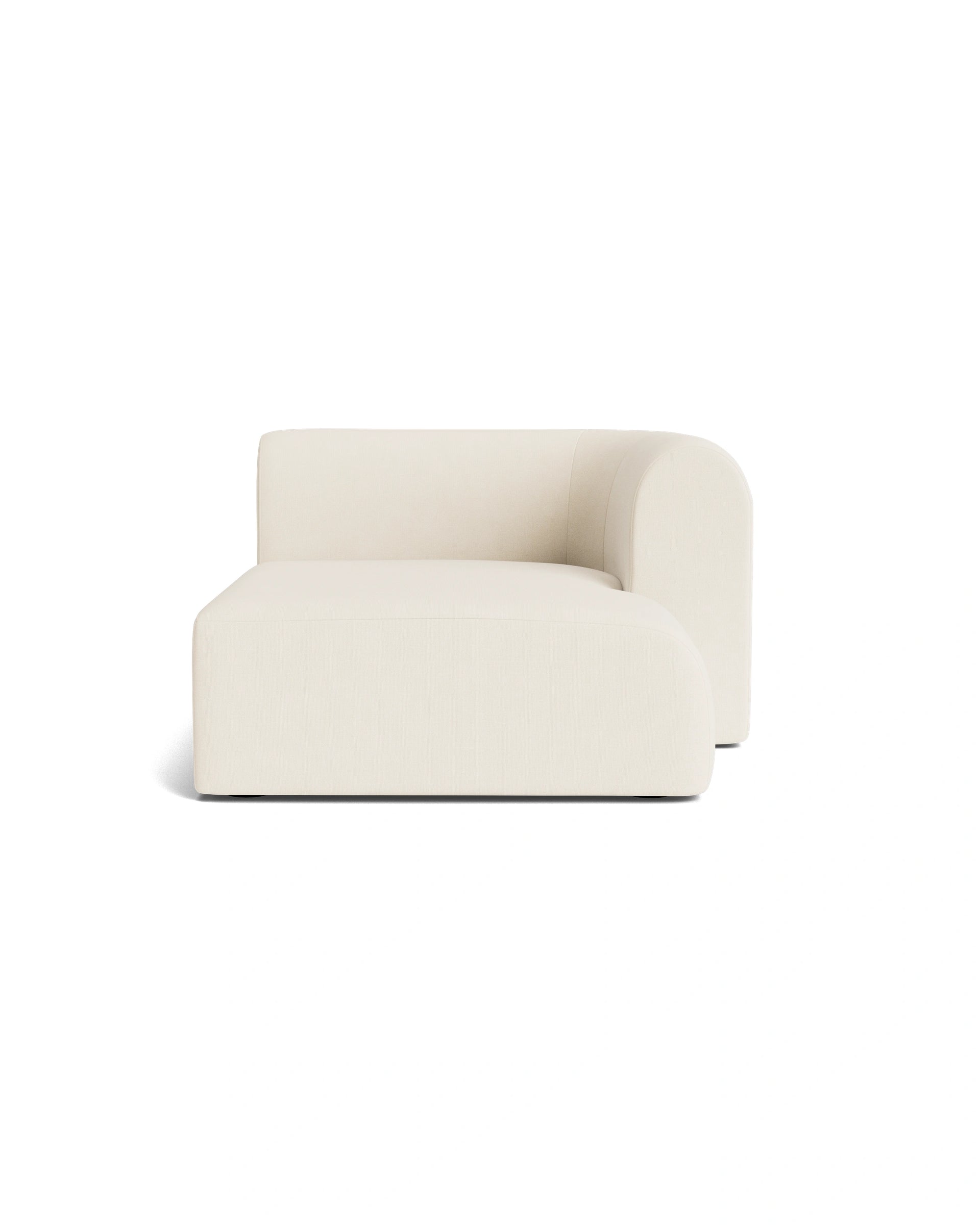 Berg Right Chaise Module - Fossil Vanilla