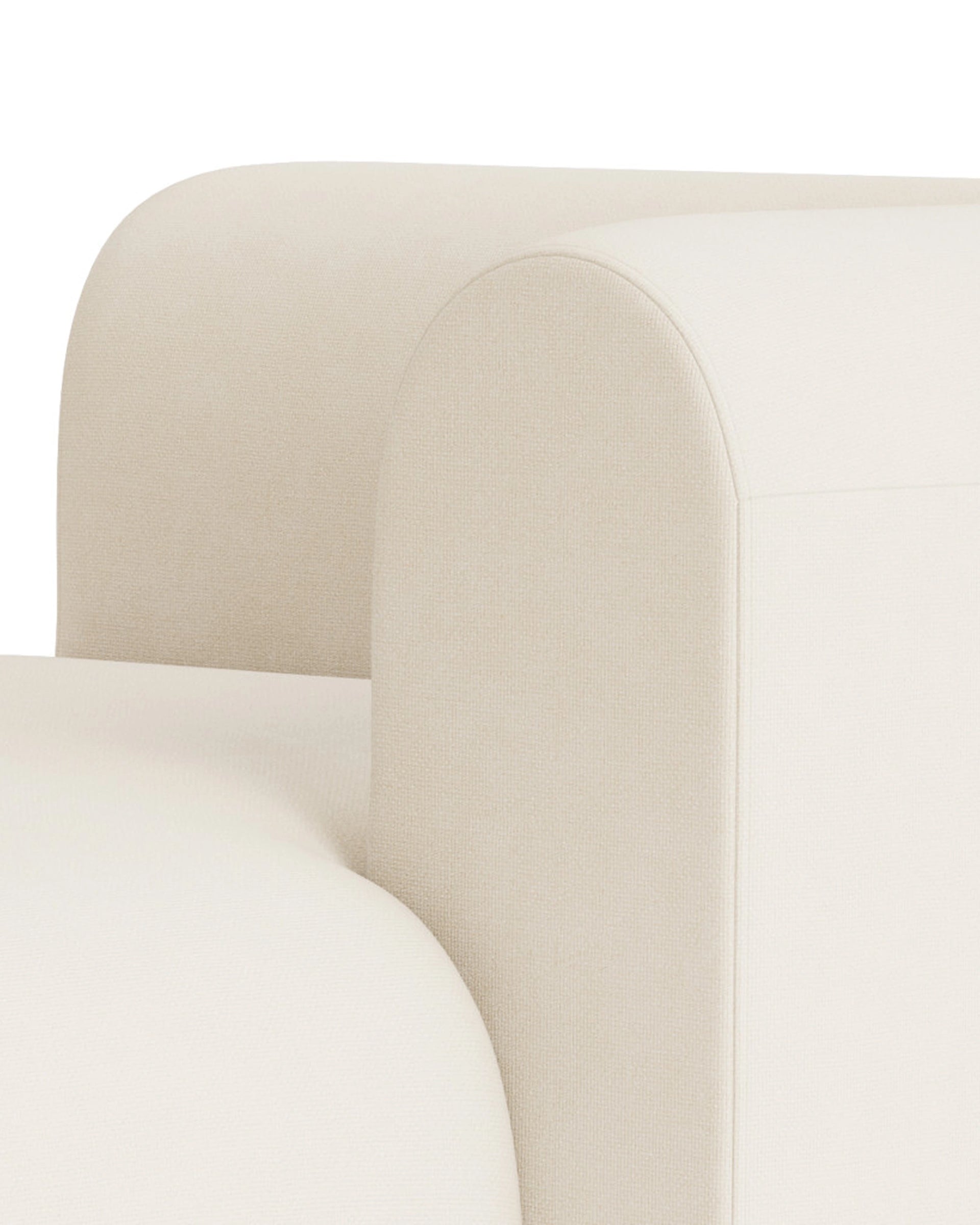 Berg Right Chaise Module - Fossil Vanilla