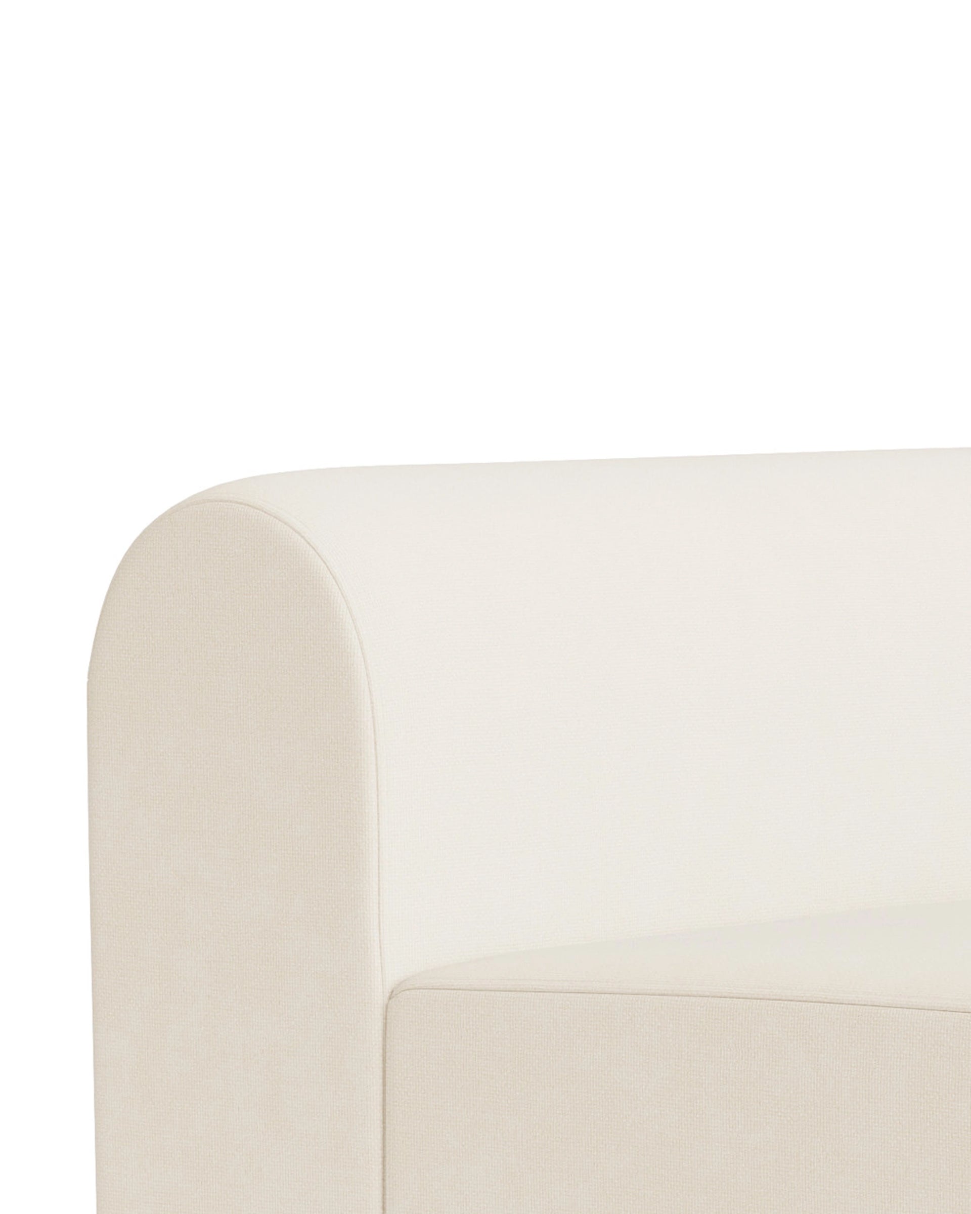 Berg Right Chaise Module - Fossil Vanilla