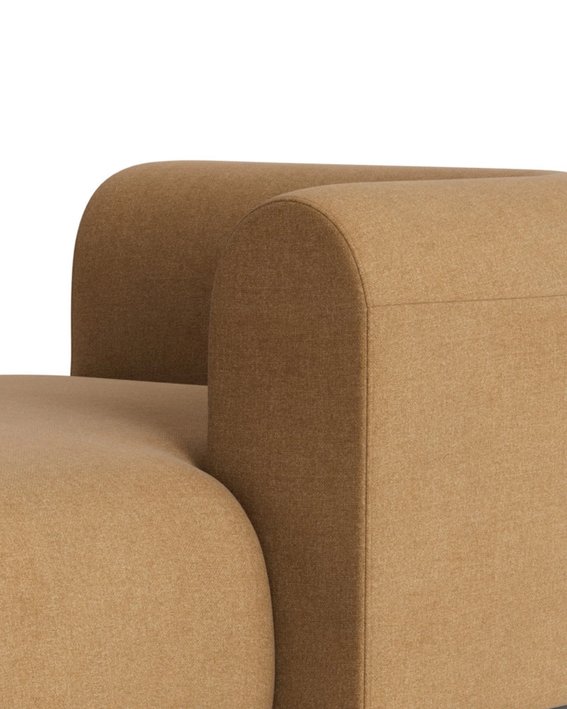Berg Right Chaise Module - Fossil Fawn