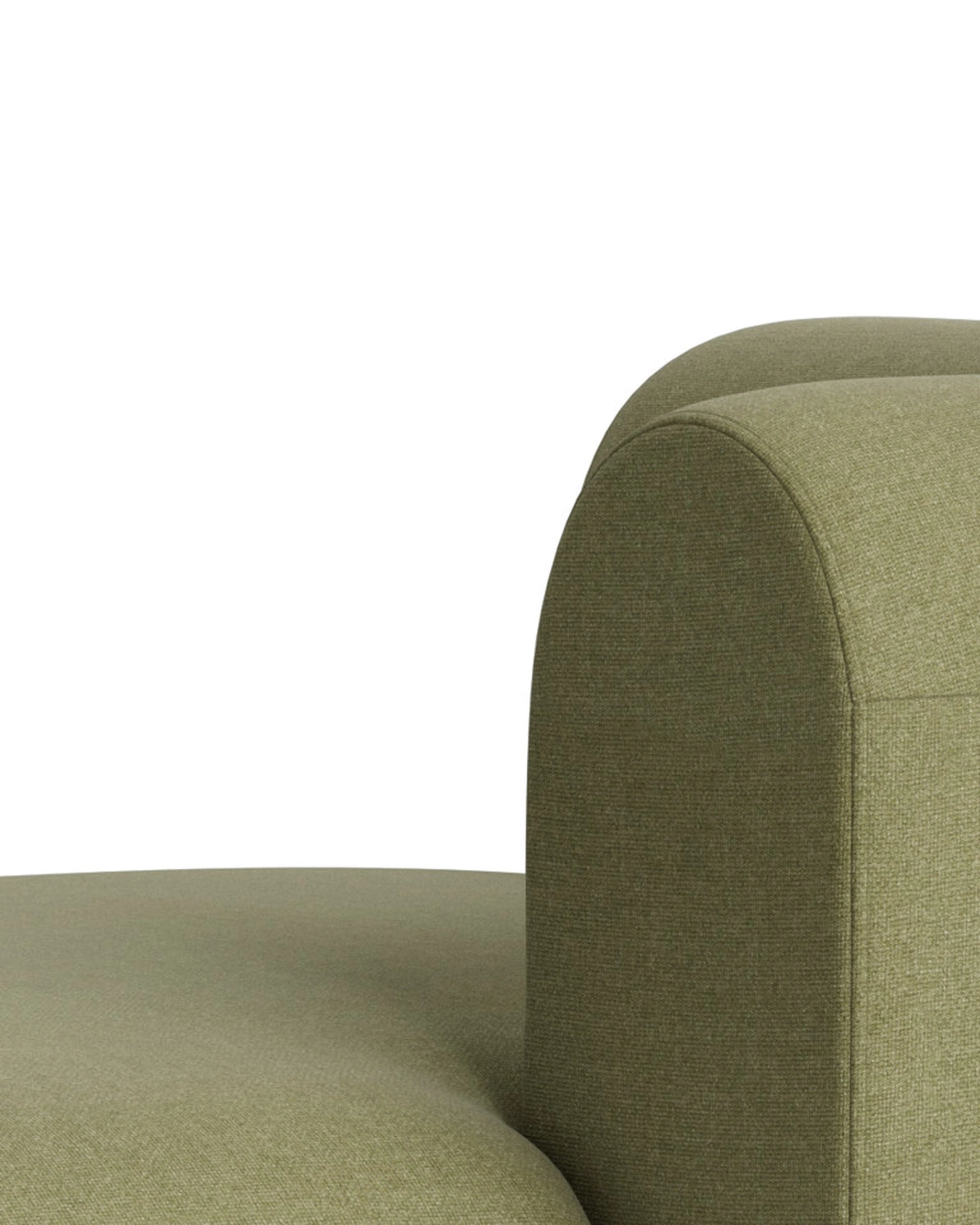 Berg Right Chaise Module - Fossil Eucalyptus