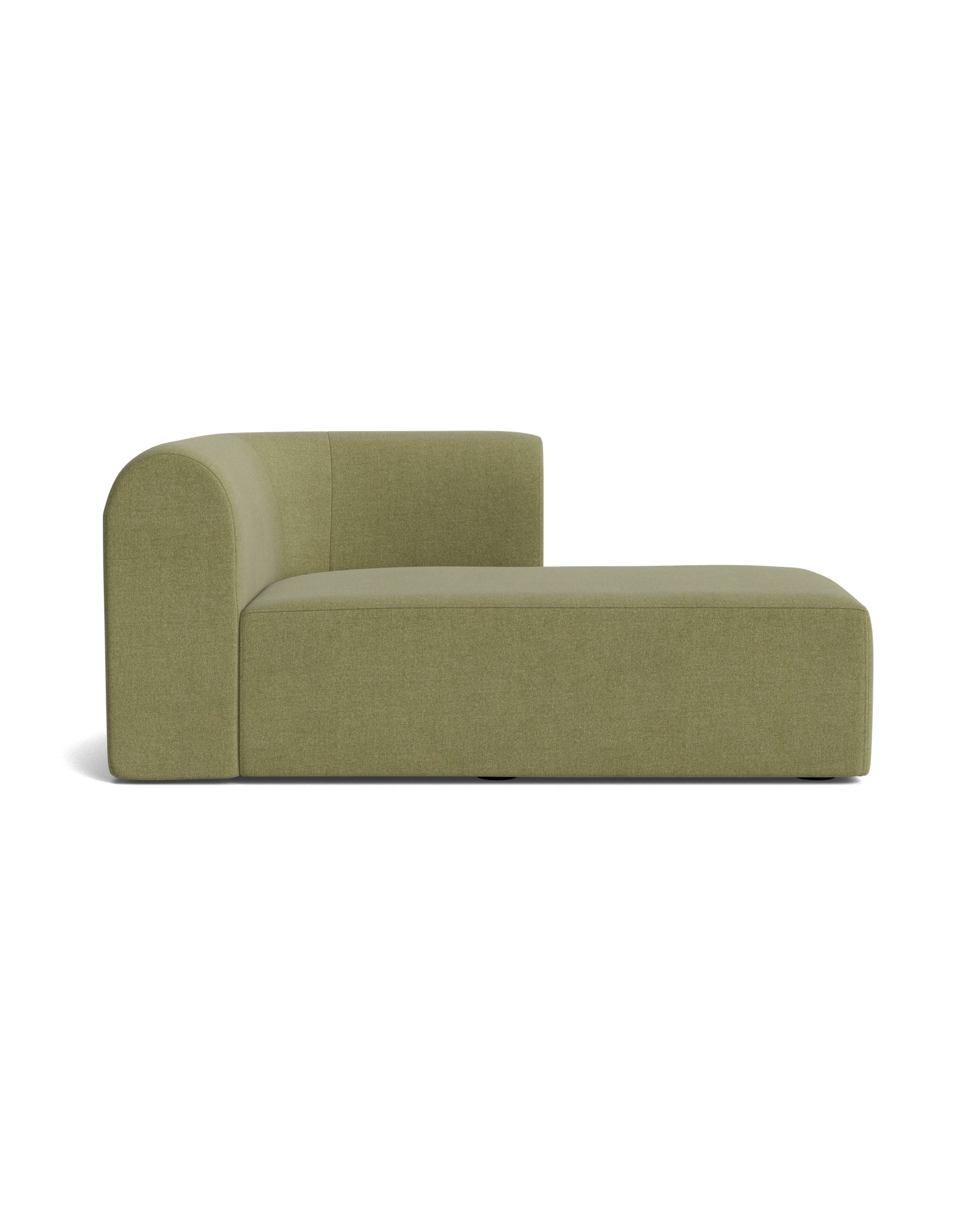 Berg Right Chaise Module - Fossil Eucalyptus