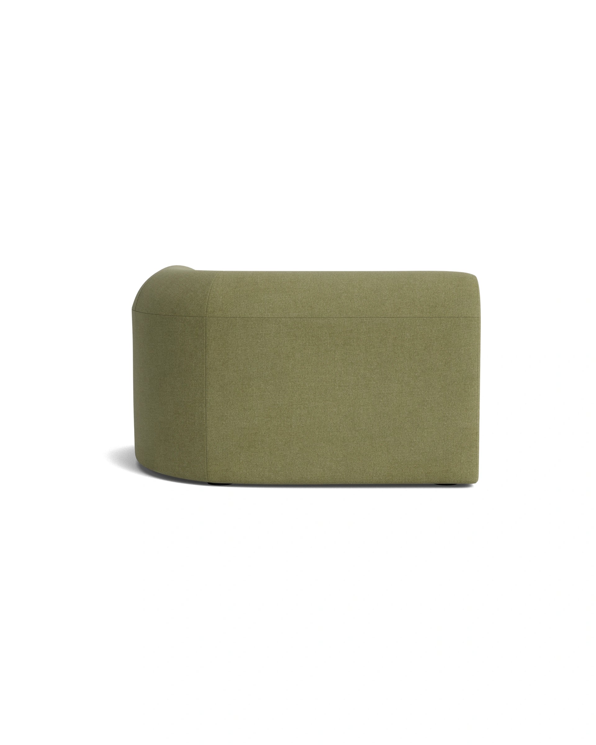 Berg Right Chaise Module - Fossil Eucalyptus