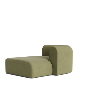 Berg Right Chaise Module - Fossil Eucalyptus
