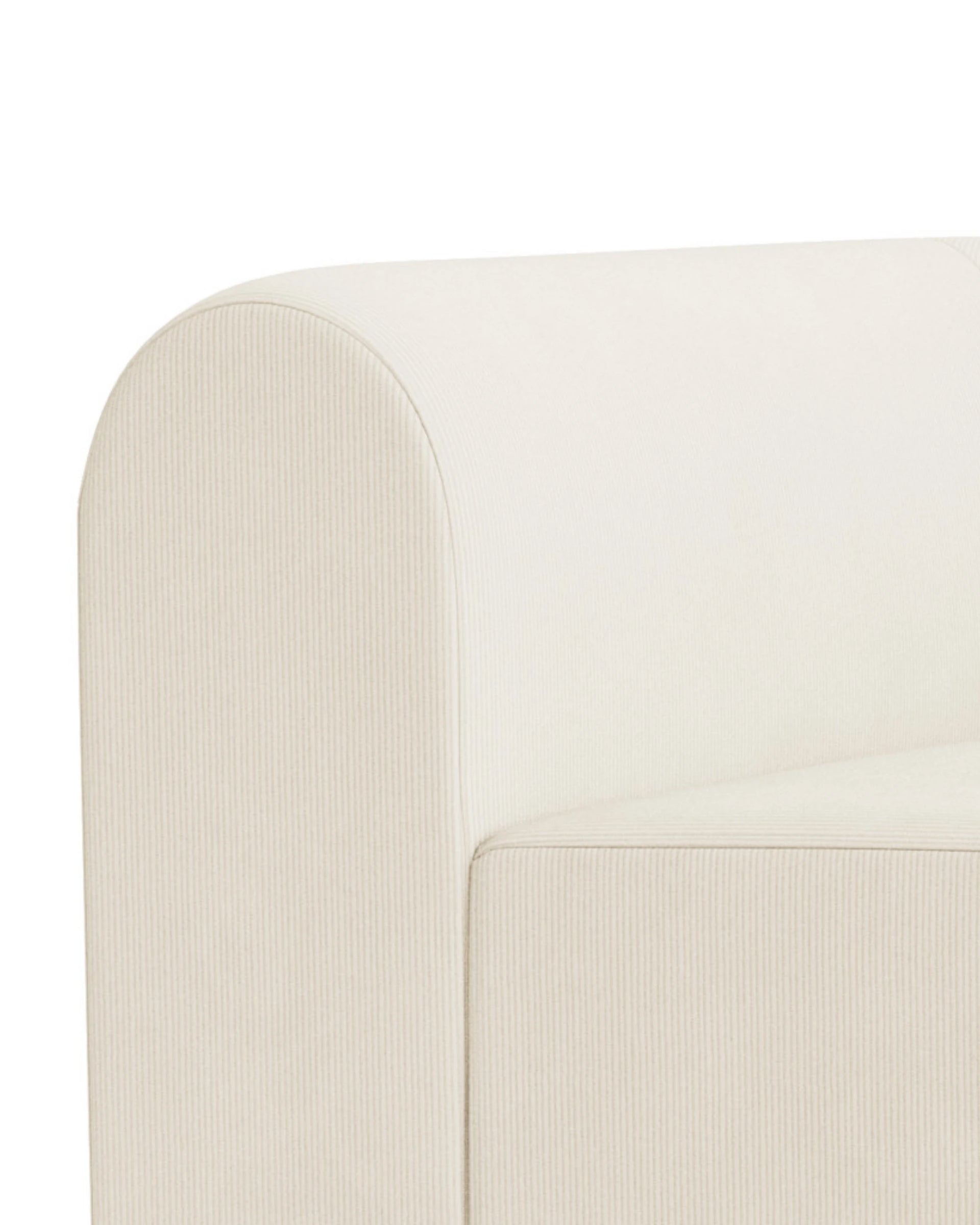 Berg Right Chaise Module - Corduroy Off White