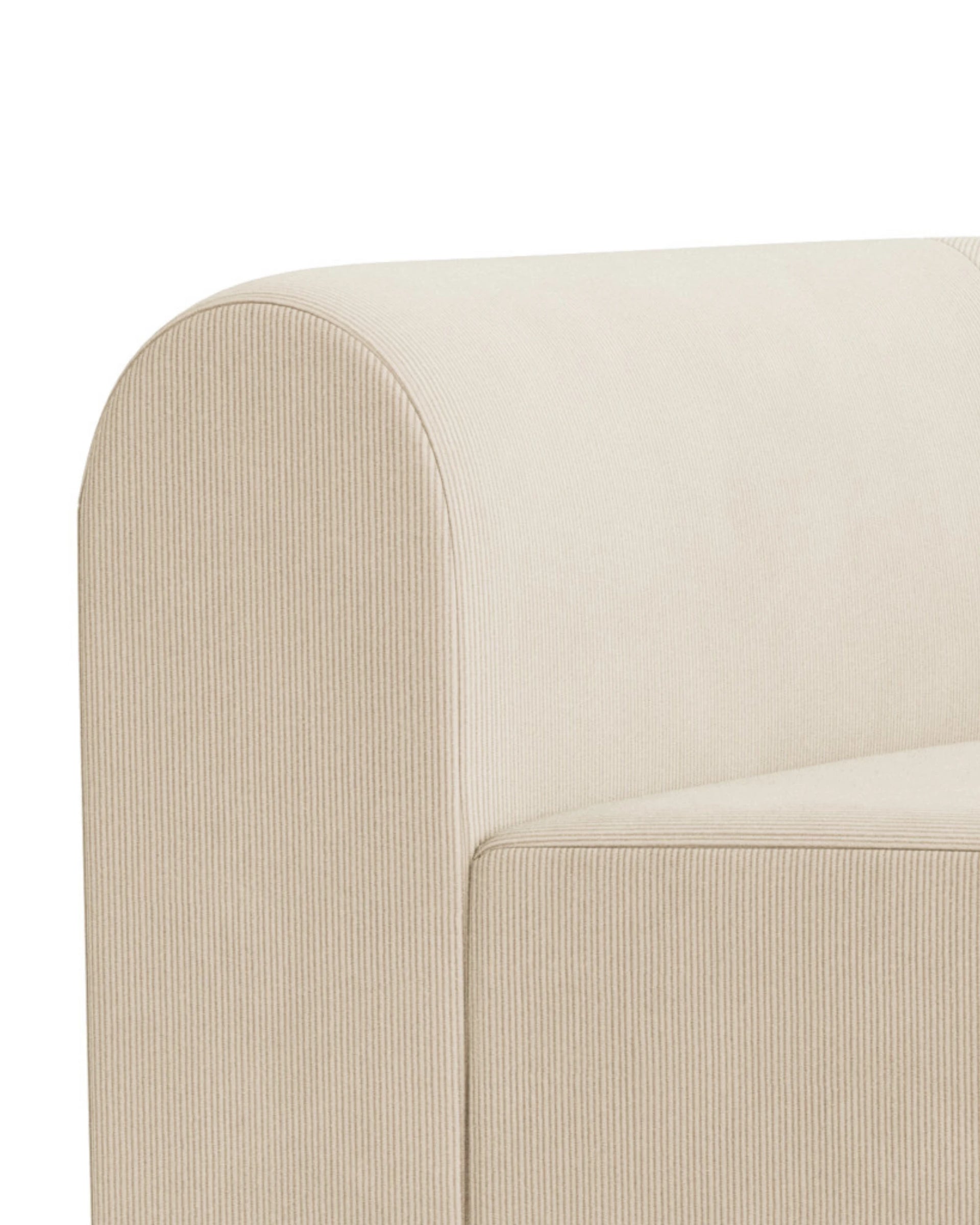 Berg Right Chaise Module - Corduroy Mist
