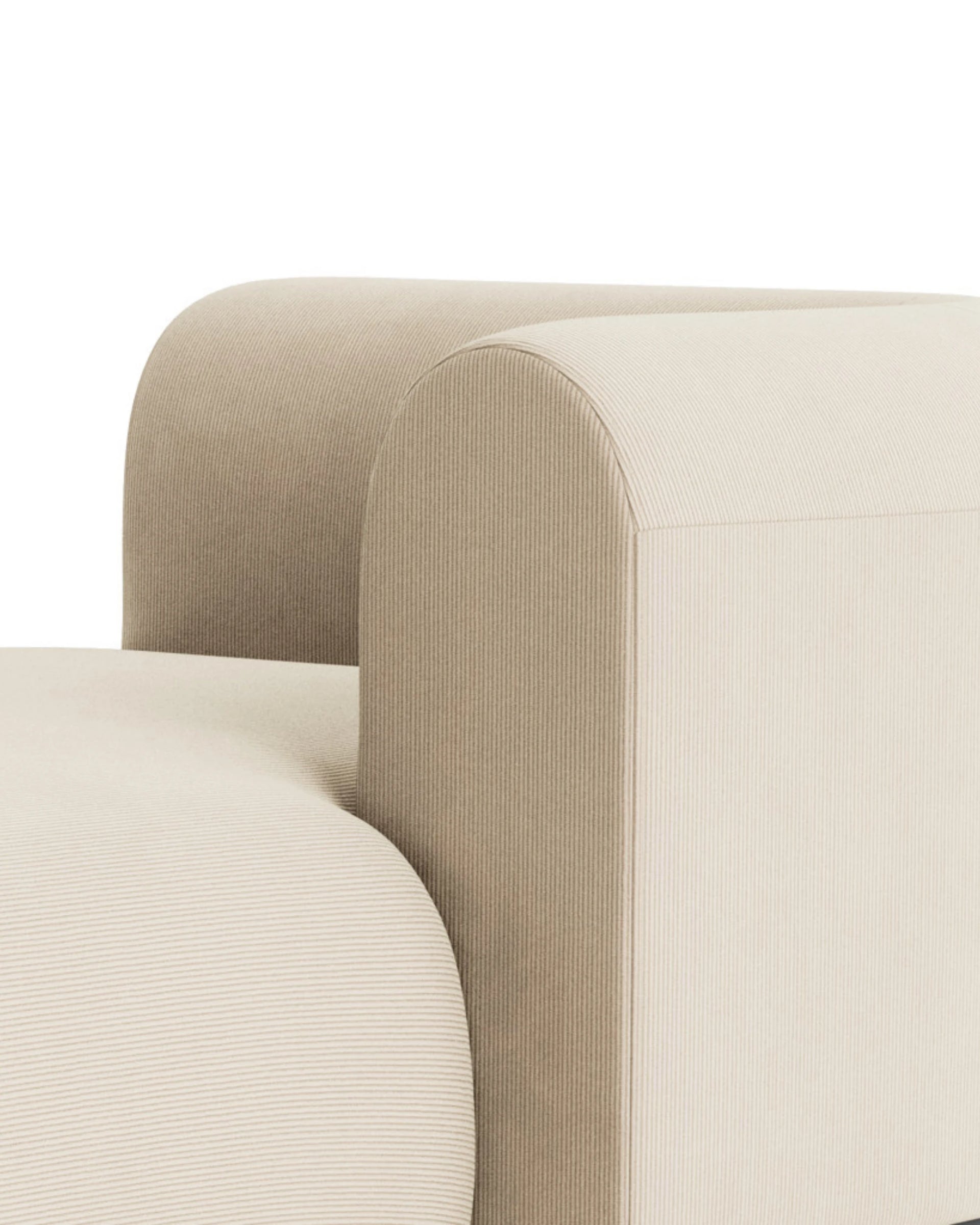 Berg Right Chaise Module - Corduroy Mist